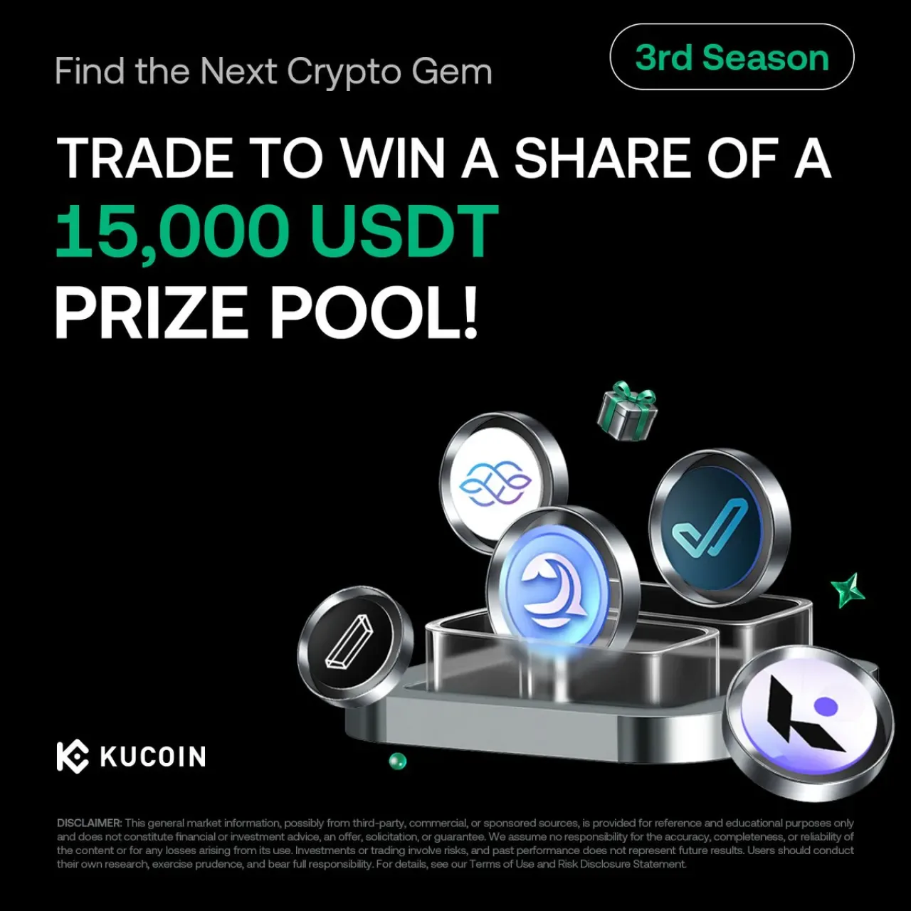 KuCoin'de 15.000 USDT Ödüllü "Next Crypto Gem" Trading Yarışması Başladı KuCoin'de 15.000 USDT Ödüllü "Next Crypto Gem" Trading Yarışması Başladı