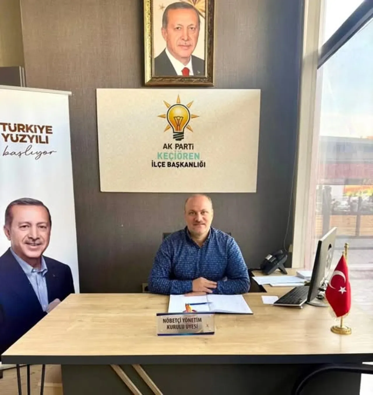 AK Parti Keçiören İlçe Başkanlığı'nda Ahmet Emin Acar Nöbetçi Başkan Olarak Görevde AK Parti Keçiören İlçe Başkanlığı'nda Ahmet Emin Acar Nöbetçi Başkan Olarak Görevde