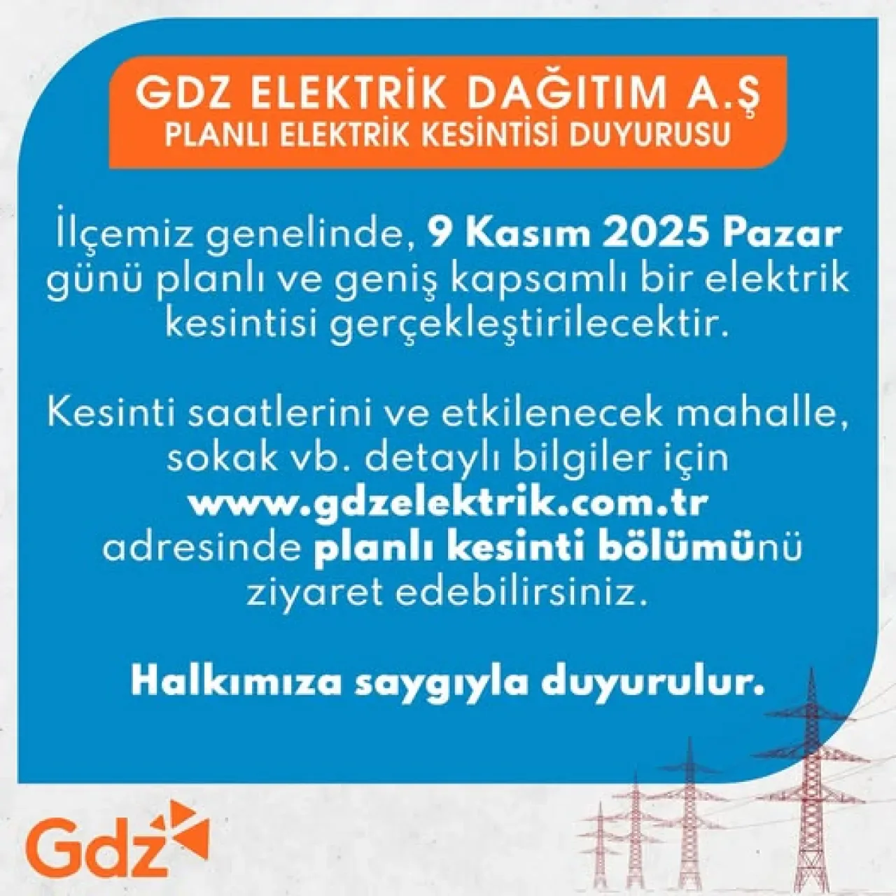 Bayındır'da Planlı Elektrik Kesintisi: Kesinti Saatleri ve Bölgeleri Açıklandı Bayındır'da Planlı Elektrik Kesintisi: Kesinti Saatleri ve Bölgeleri Açıklandı