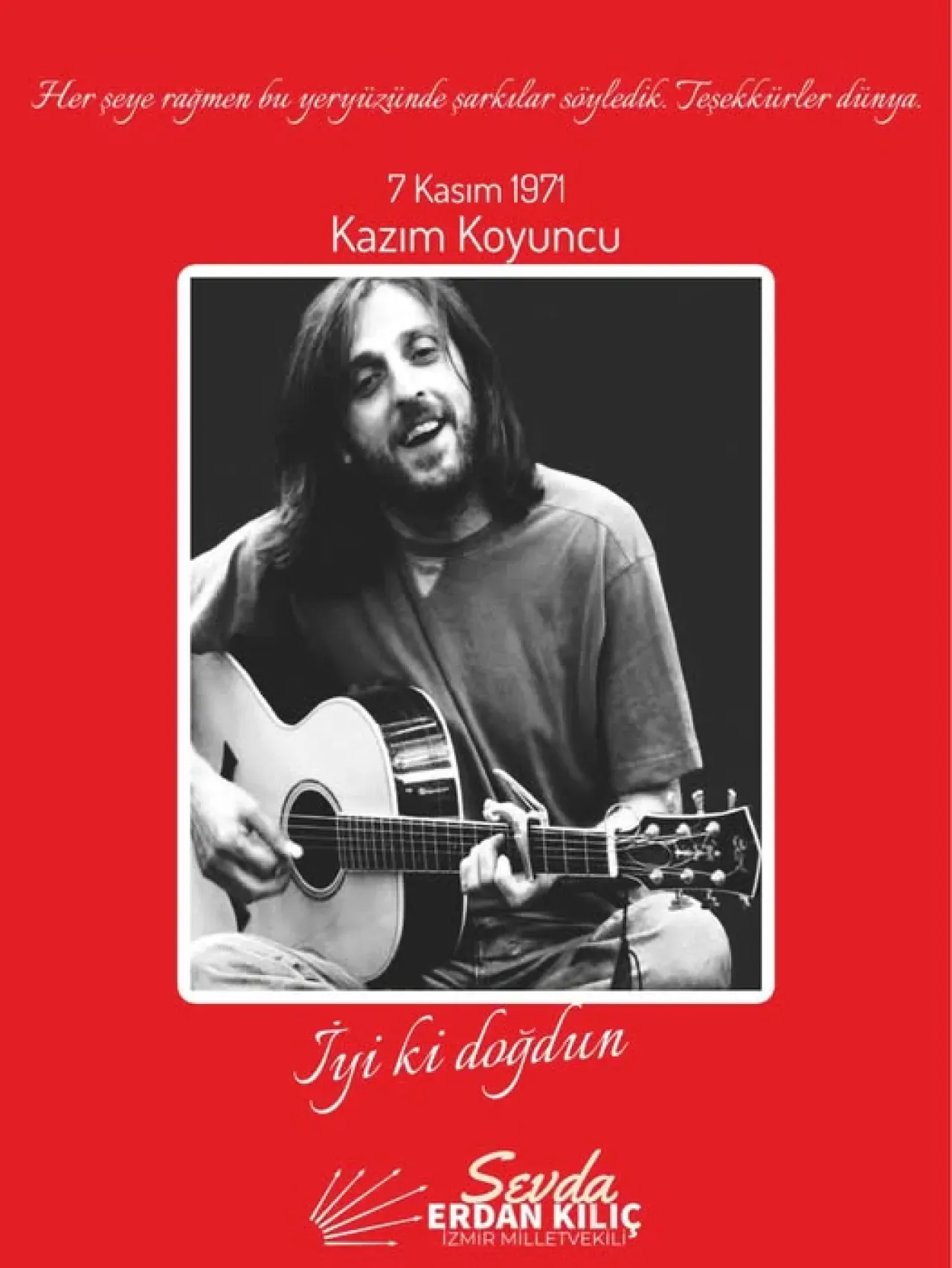 Kazım Koyuncu Anılıyor: Müziği ve Mücadelesiyle Yaşıyor Kazım Koyuncu Anılıyor: Müziği ve Mücadelesiyle Yaşıyor