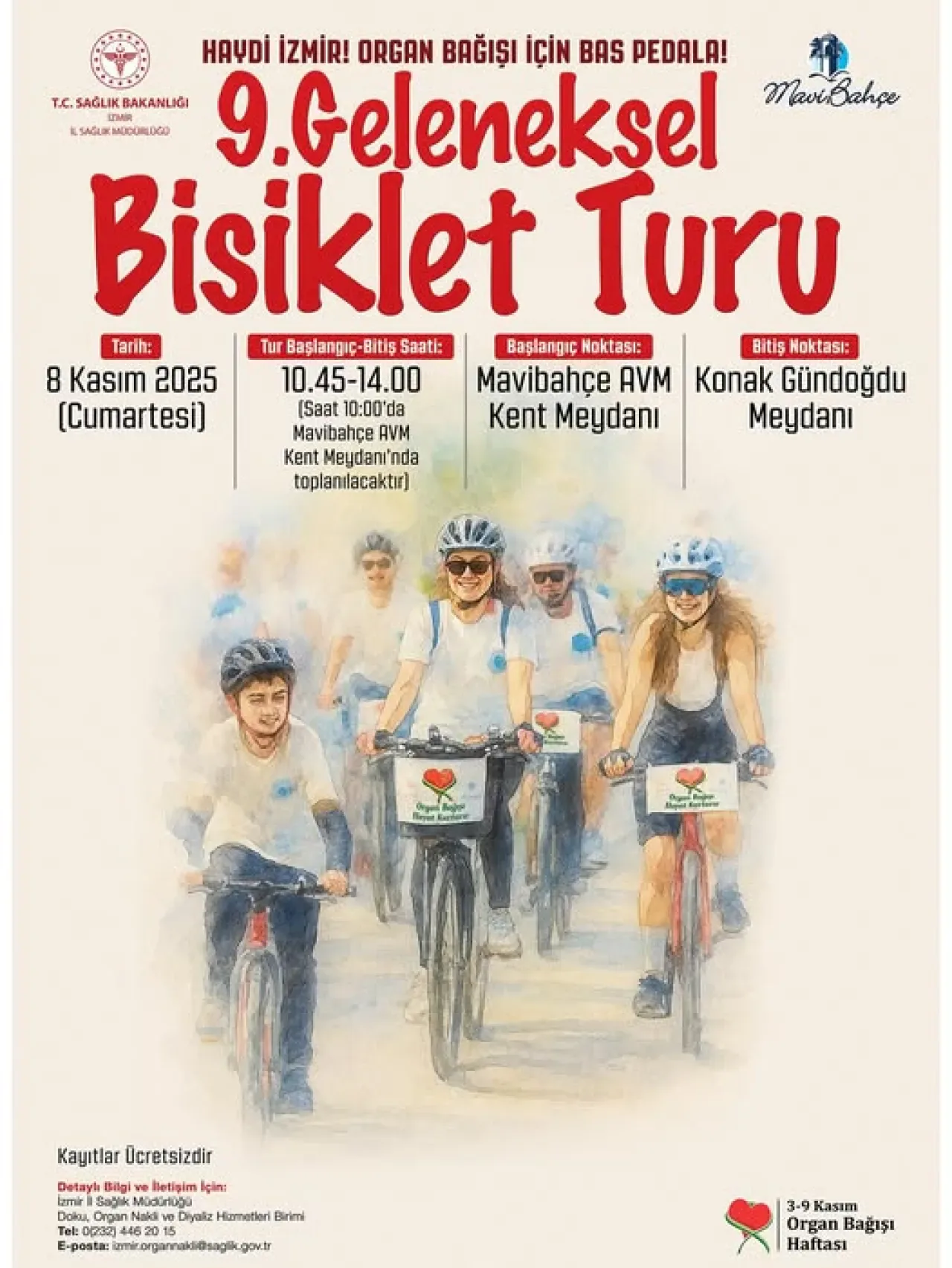 İzmir'de Sağlıklı Yaşam için Geleneksel Bisiklet Turu Düzenleniyor İzmir'de Sağlıklı Yaşam için Geleneksel Bisiklet Turu Düzenleniyor