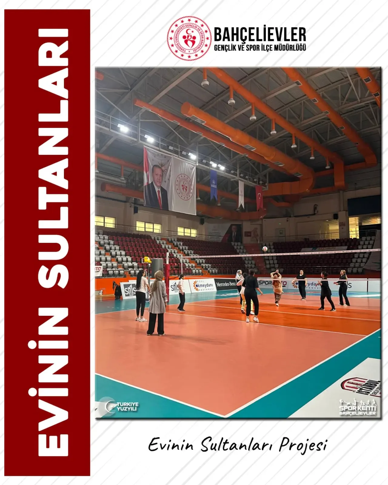 Bahçelievler'de Evinin Sultanları Projesi ile Kadınlar Sporla Buluşuyor Bahçelievler'de Evinin Sultanları Projesi ile Kadınlar Sporla Buluşuyor