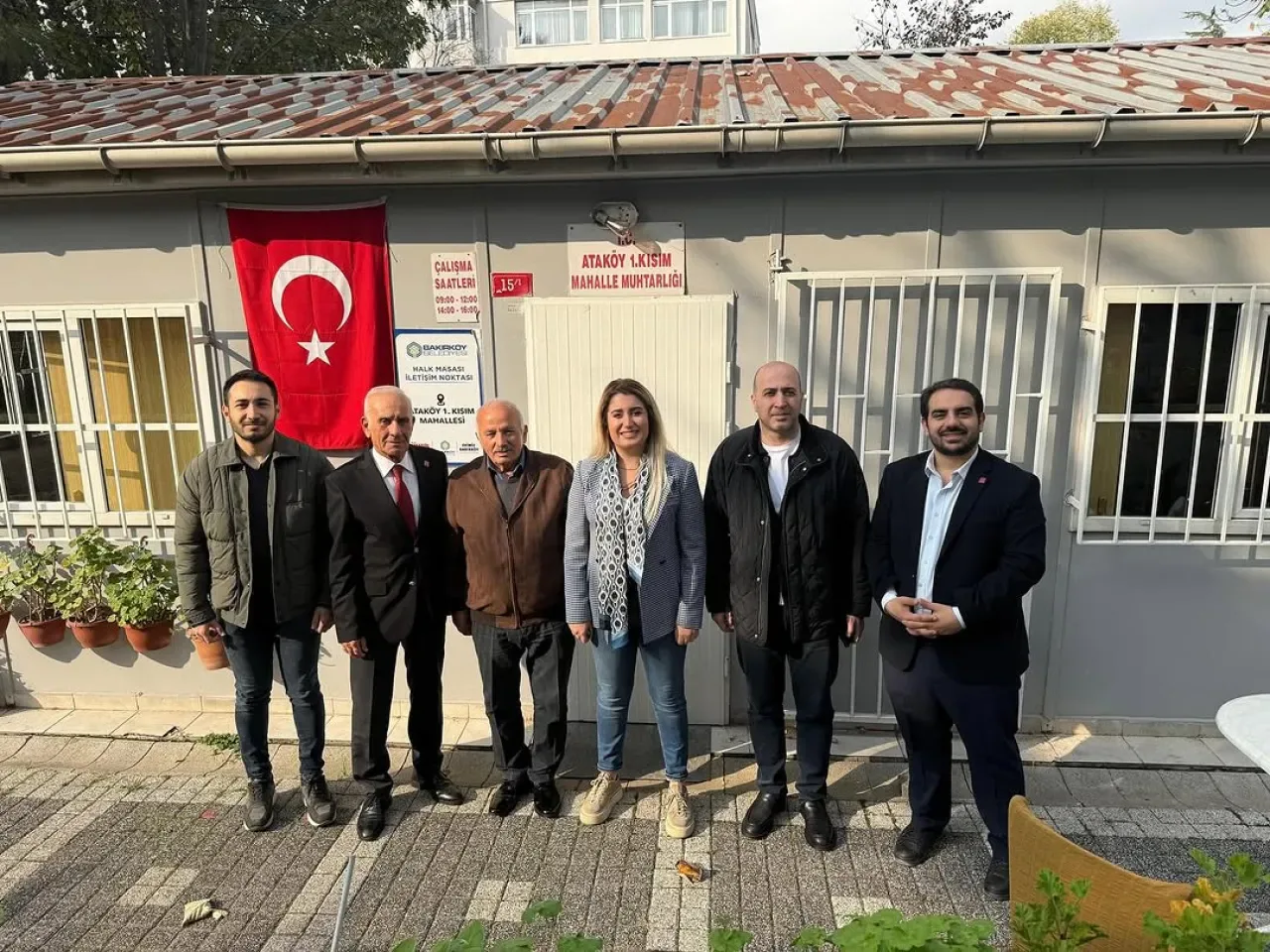 CHP Bakırköy İlçe Başkanlığı, Ataköy 1. Kısım Muhtarı ile Görüş Alışverişinde Bulundu CHP Bakırköy İlçe Başkanlığı, Ataköy 1. Kısım Muhtarı ile Görüş Alışverişinde Bulundu
