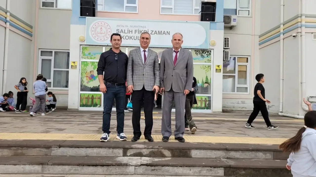 Muratpaşa İlçe Milli Eğitim Müdürü Salih Fikri Zaman İlkokulu'nu Ziyaret Etti Muratpaşa İlçe Milli Eğitim Müdürü Salih Fikri Zaman İlkokulu'nu Ziyaret Etti