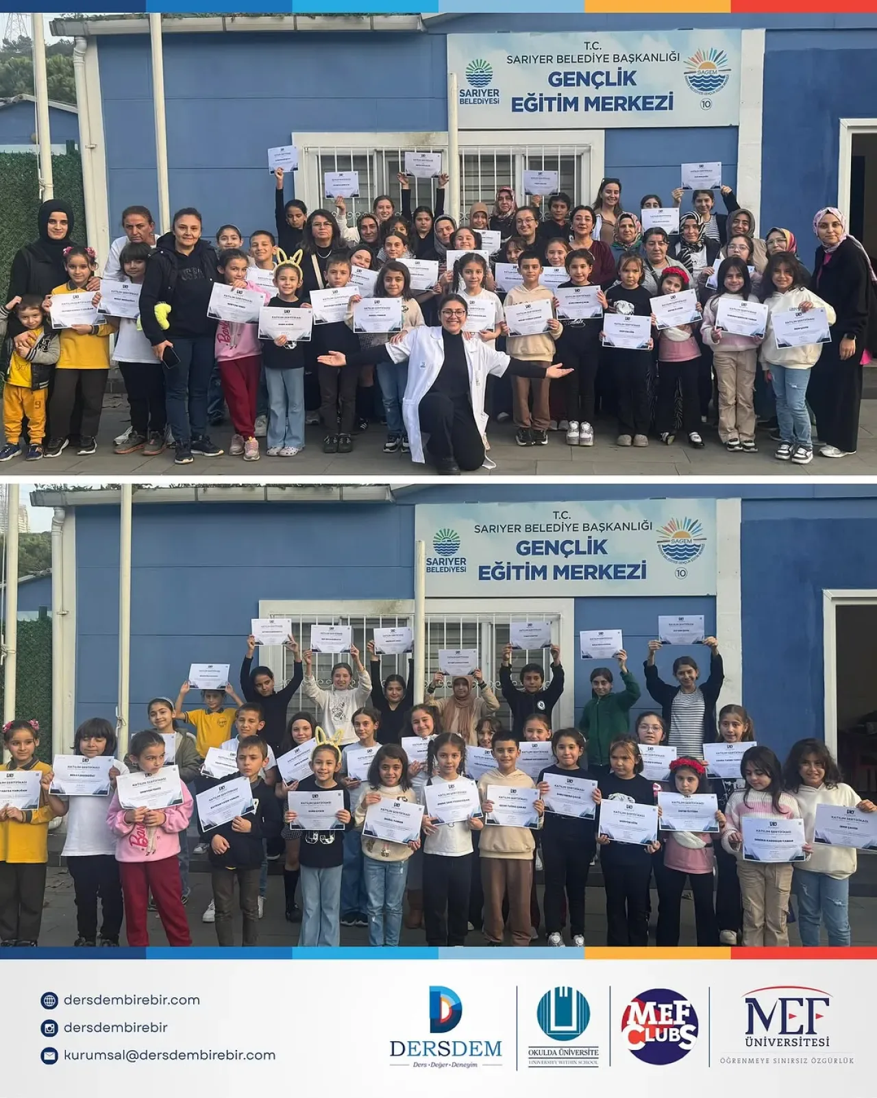 MEF Üniversitesi ve DERSDEM'den Anlamlı İş Birliği: İyilikte 10. Yıl MEF Üniversitesi ve DERSDEM'den Anlamlı İş Birliği: İyilikte 10. Yıl