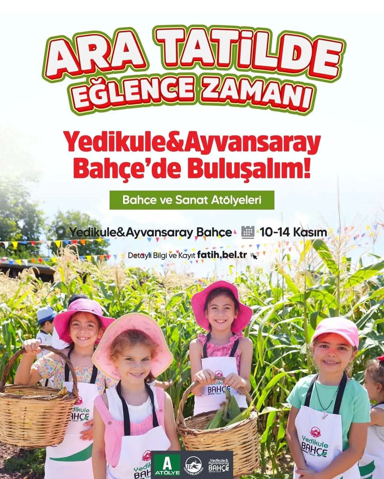 Ara Tatilde Çocuklar İçin Eğlence ve Keşif Dolu Atölyeler Fatih'te Başlıyor Ara Tatilde Çocuklar İçin Eğlence ve Keşif Dolu Atölyeler Fatih'te Başlıyor
