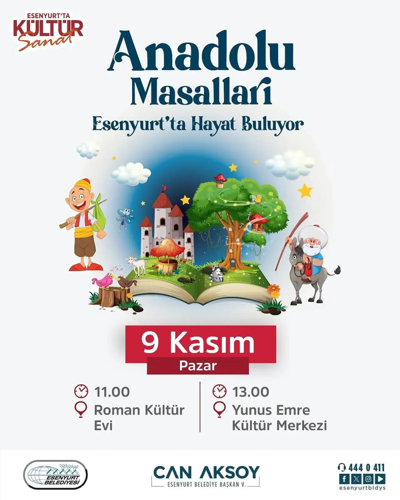 Anadolu Masalları Esenyurt'ta Çocuklarla Buluşuyor Anadolu Masalları Esenyurt'ta Çocuklarla Buluşuyor