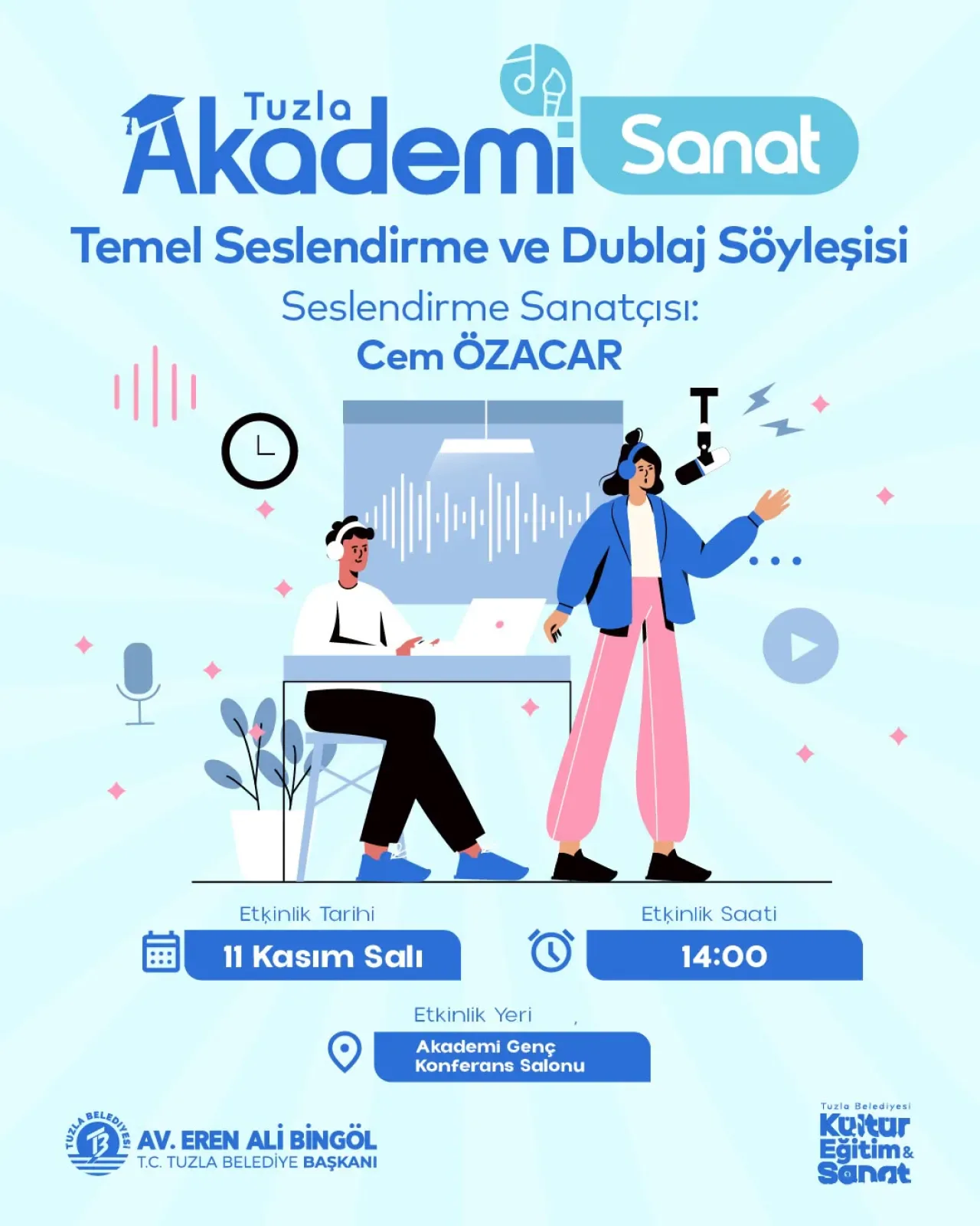 Tuzla'da Seslendirme ve Dublaj Sanatına Yolculuk Tuzla'da Seslendirme ve Dublaj Sanatına Yolculuk