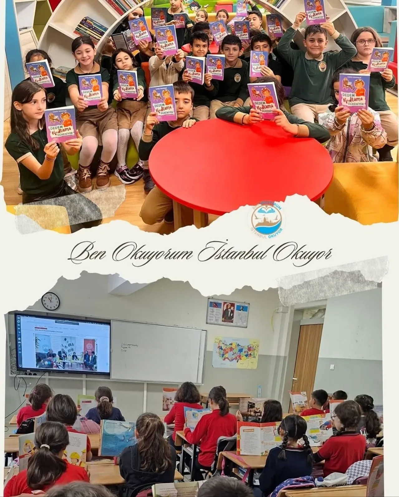 Kartal'da Öğrenciler "Ben Okuyorum İstanbul Okuyor" Projesi ile Kitaplarla Buluşuyor Kartal'da Öğrenciler "Ben Okuyorum İstanbul Okuyor" Projesi ile Kitaplarla Buluşuyor
