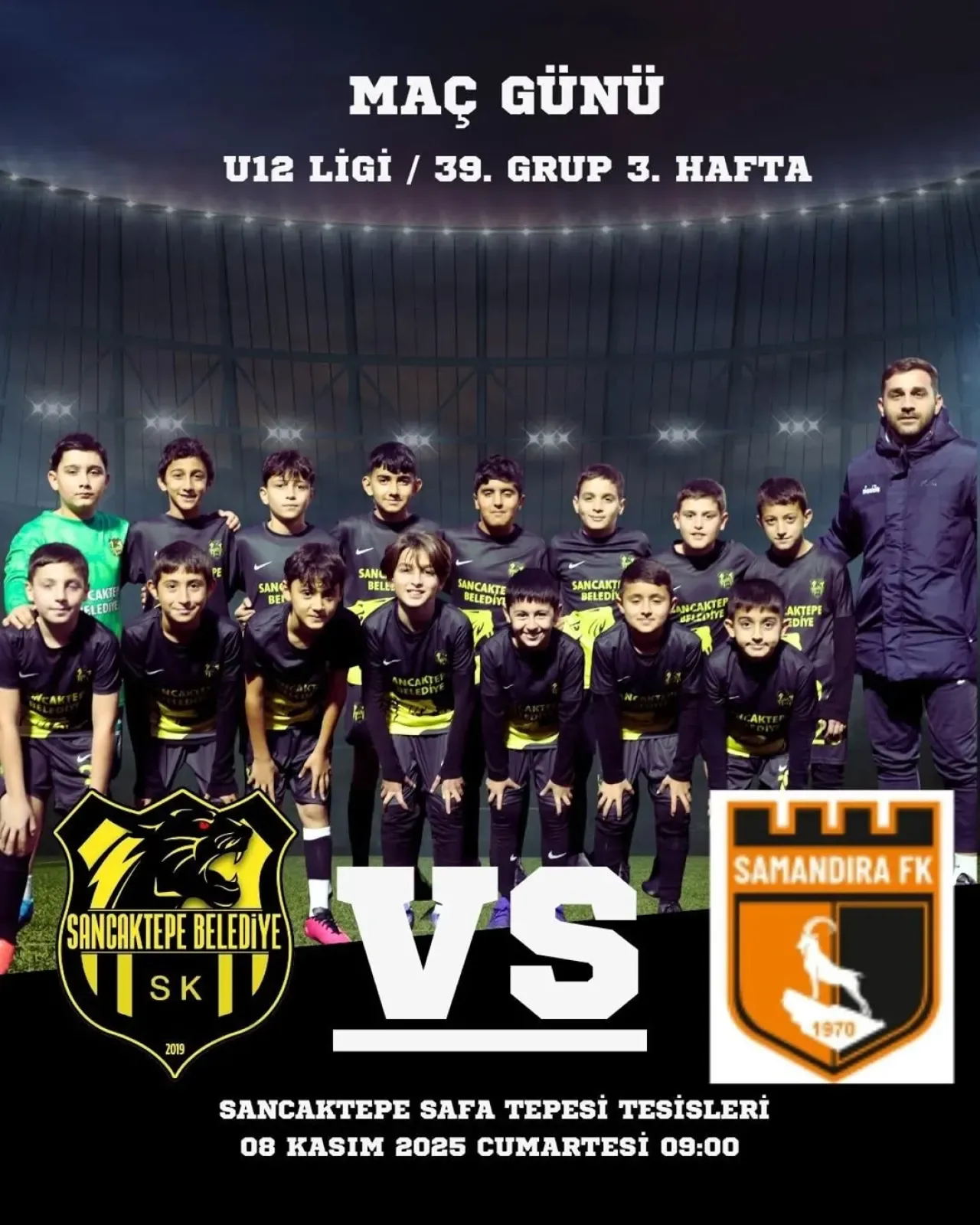 Sancaktepe Belediye SK U12 Takımı Üçüncü Hafta Maçına Hazır Sancaktepe Belediye SK U12 Takımı Üçüncü Hafta Maçına Hazır