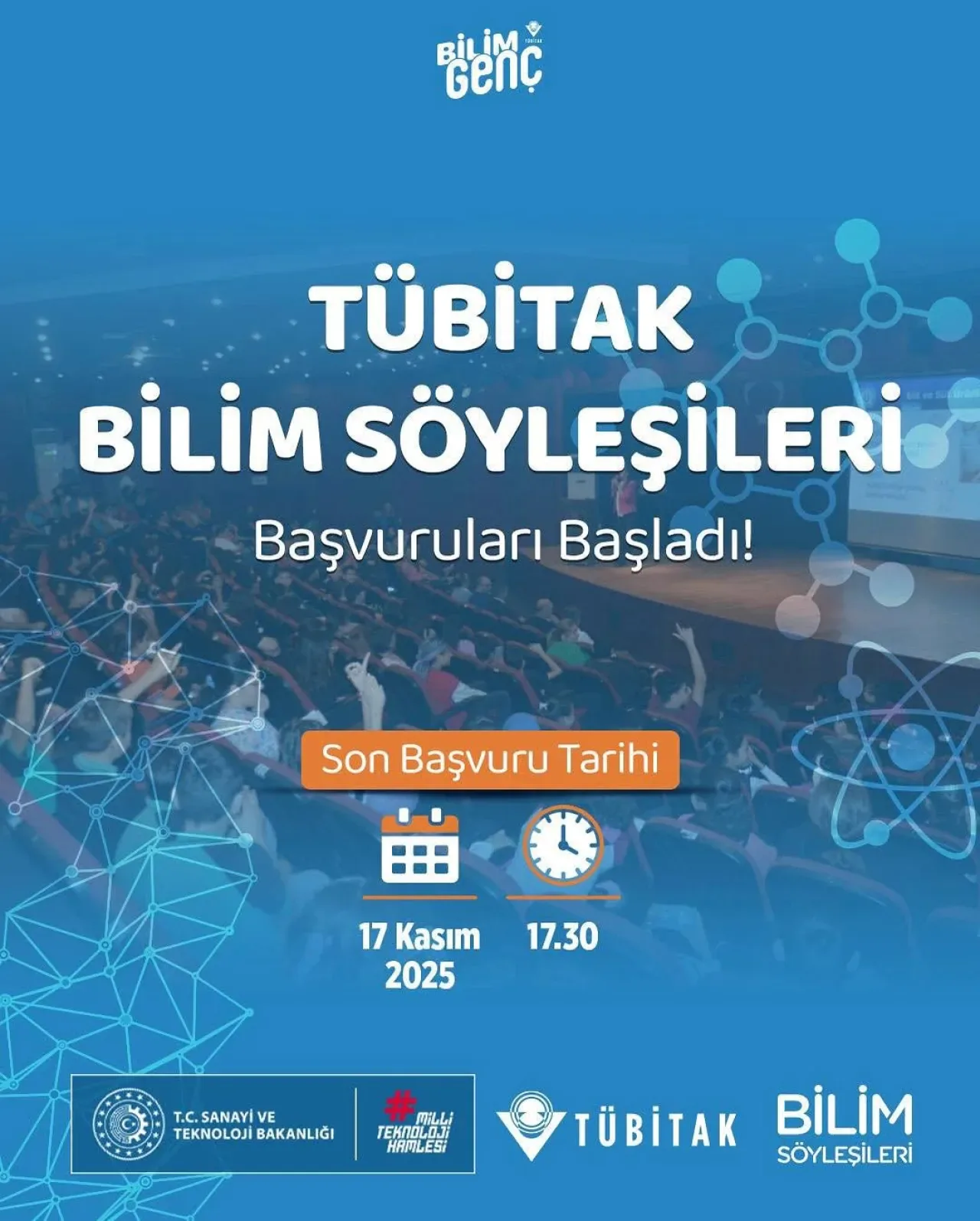TÜBİTAK Bilim Söyleşileri 2025 İçin Başvurular Başladı TÜBİTAK Bilim Söyleşileri 2025 İçin Başvurular Başladı