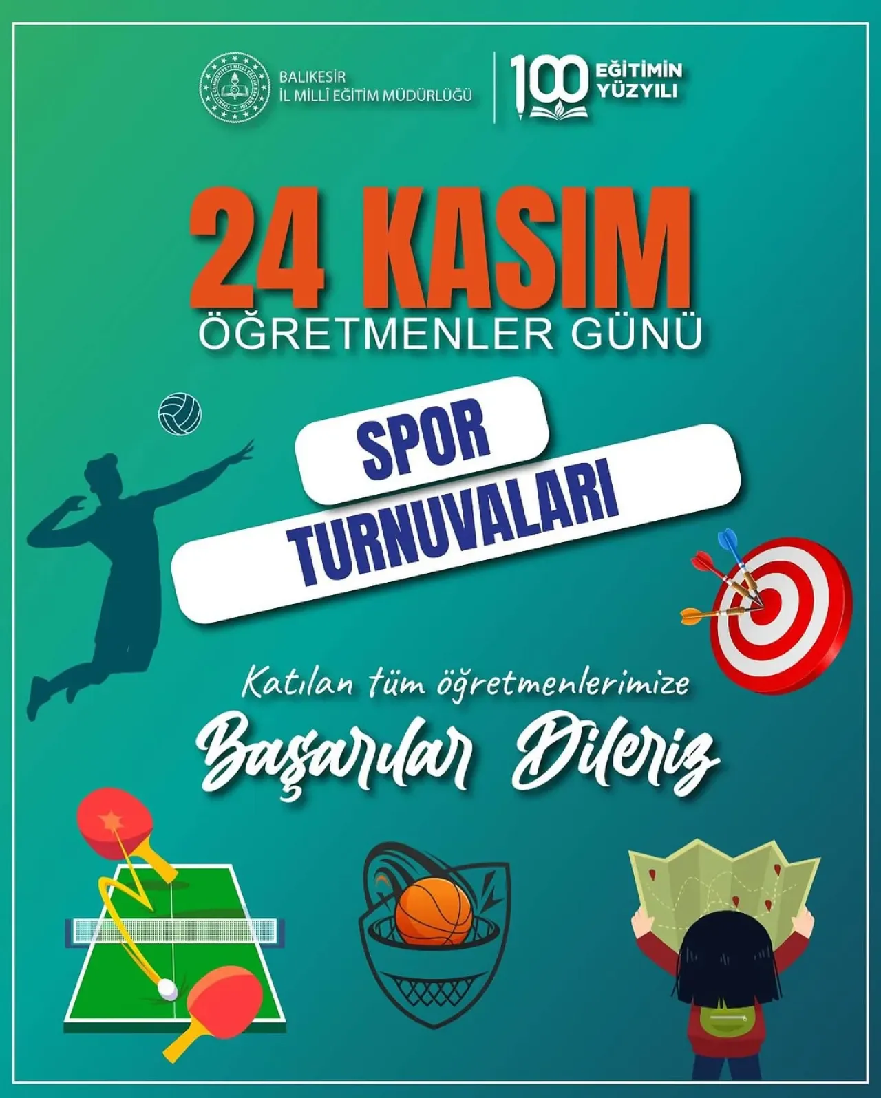 Balıkesir'de Öğretmenler Günü Coşkusu Spor Müsabakalarıyla Başlıyor Balıkesir'de Öğretmenler Günü Coşkusu Spor Müsabakalarıyla Başlıyor