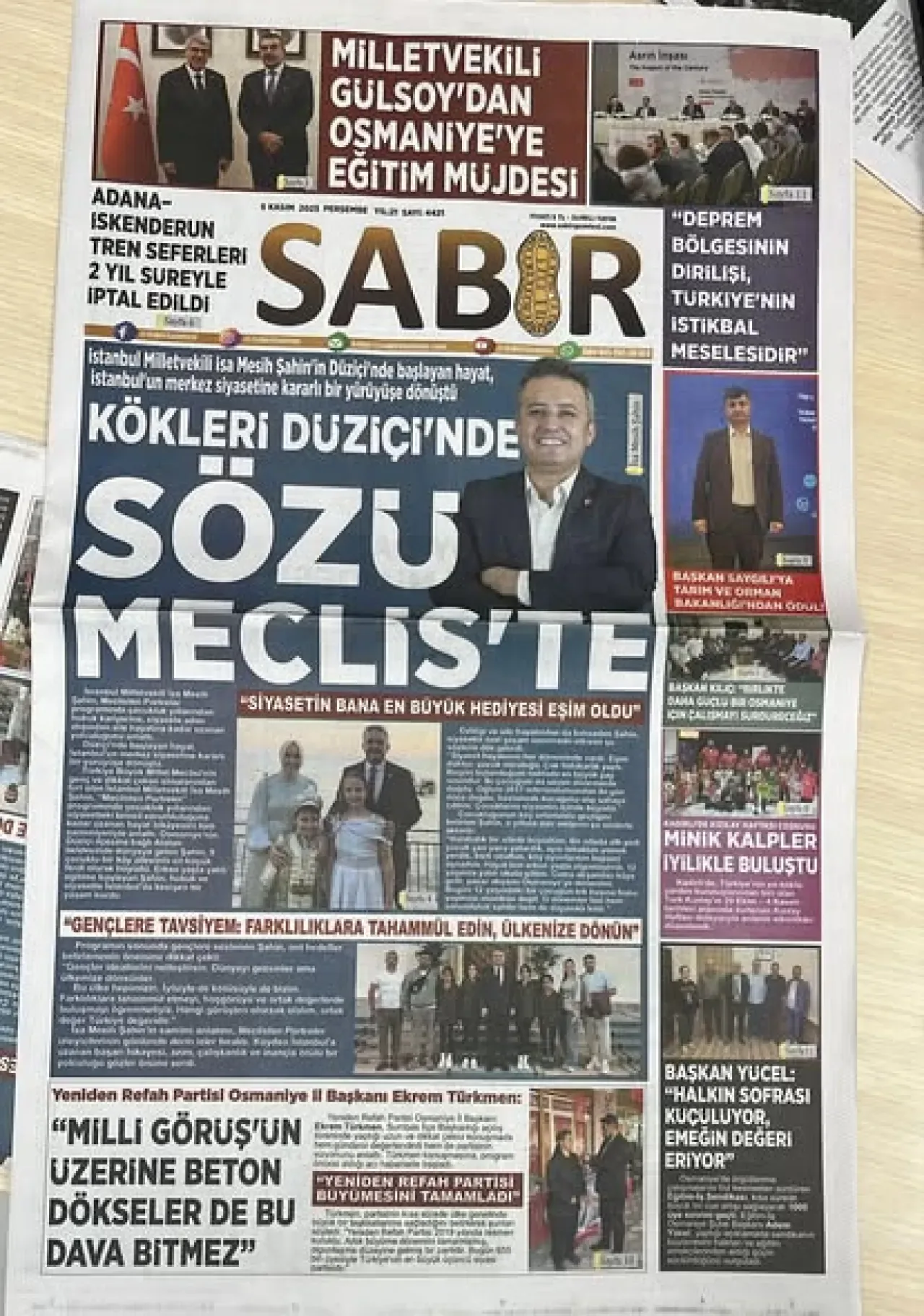 Gelecek Partisi İstanbul Milletvekili İsa Mesih Şahin'in Kökleri Düziçi'nde Gelecek Partisi İstanbul Milletvekili İsa Mesih Şahin'in Kökleri Düziçi'nde