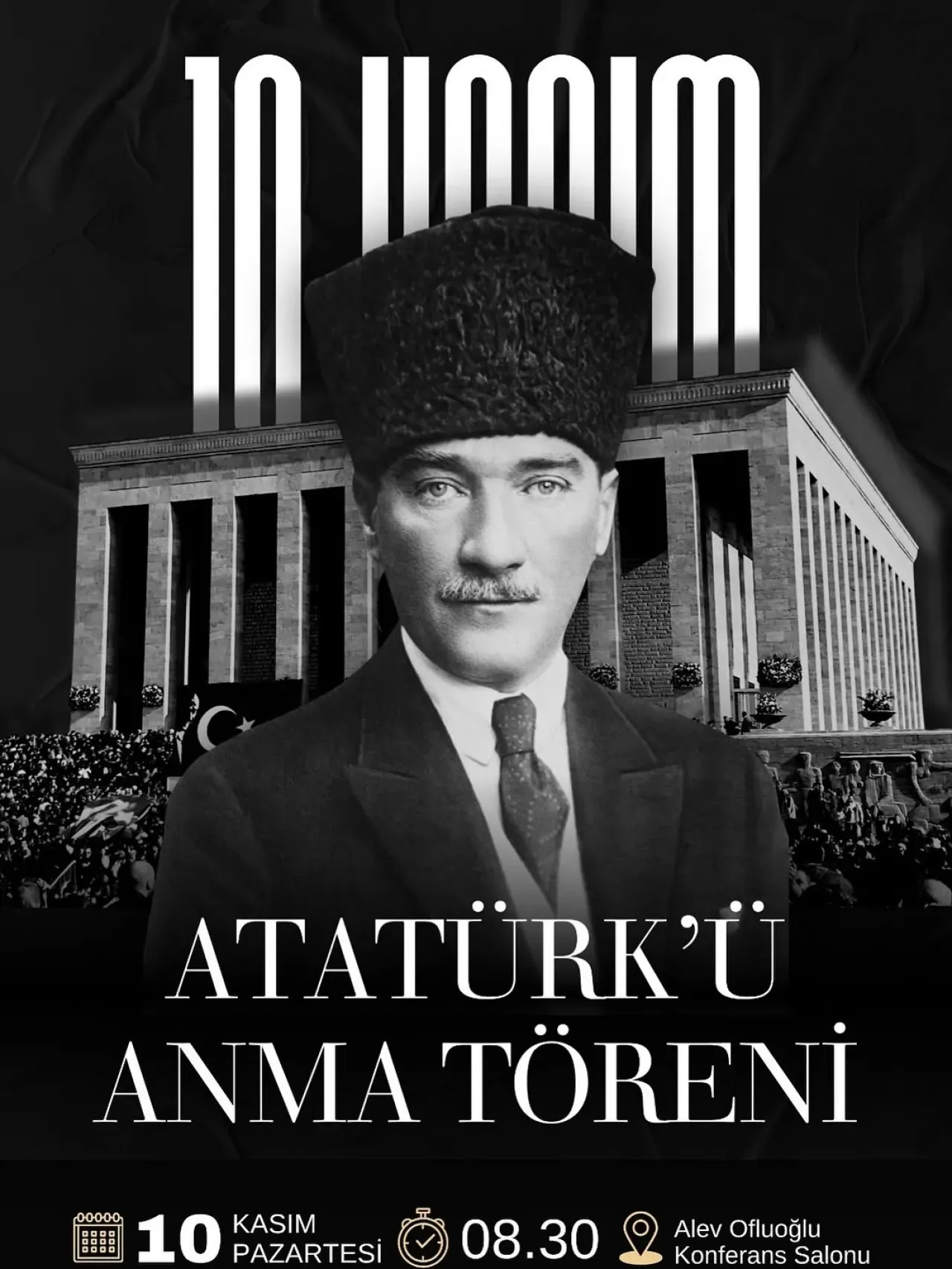 10 Kasım'da Mustafa Kemal Atatürk Anıldı 10 Kasım'da Mustafa Kemal Atatürk Anıldı
