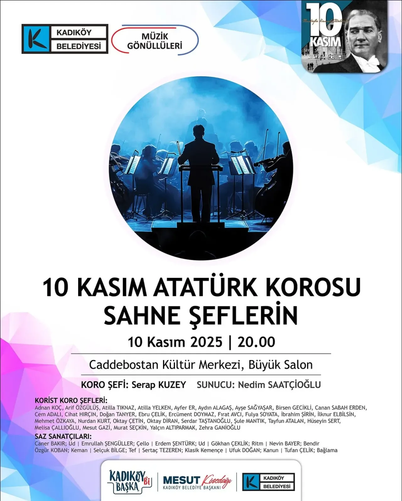Kadıköy'de 10 Kasım'a Özel Atatürk Korosu Konseri Kadıköy'de 10 Kasım'a Özel Atatürk Korosu Konseri