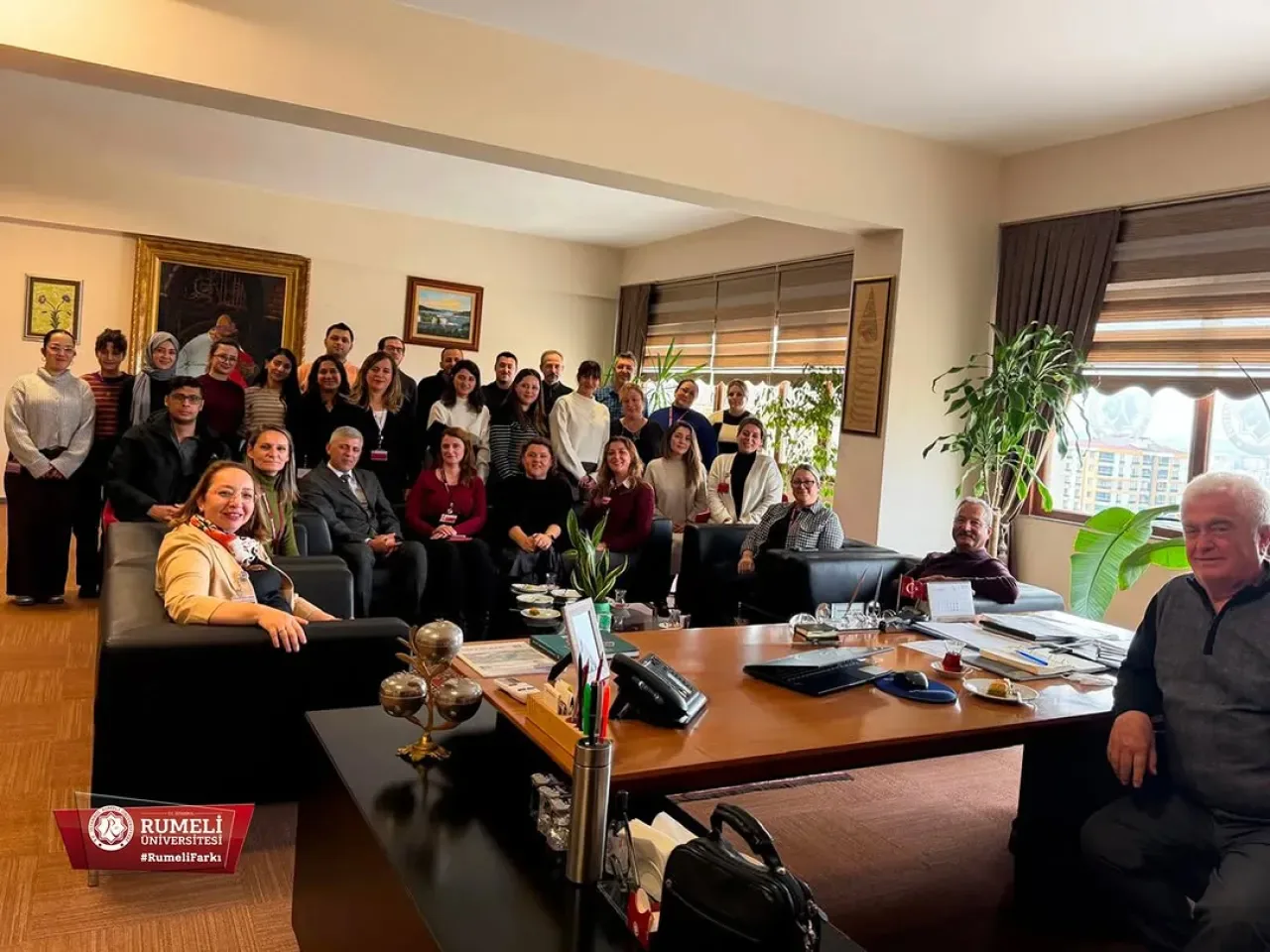 İstanbul Rumeli Üniversitesi Rektörü Prof. Dr. Mustafa Kara, İdari Personelle Buluştu İstanbul Rumeli Üniversitesi Rektörü Prof. Dr. Mustafa Kara, İdari Personelle Buluştu