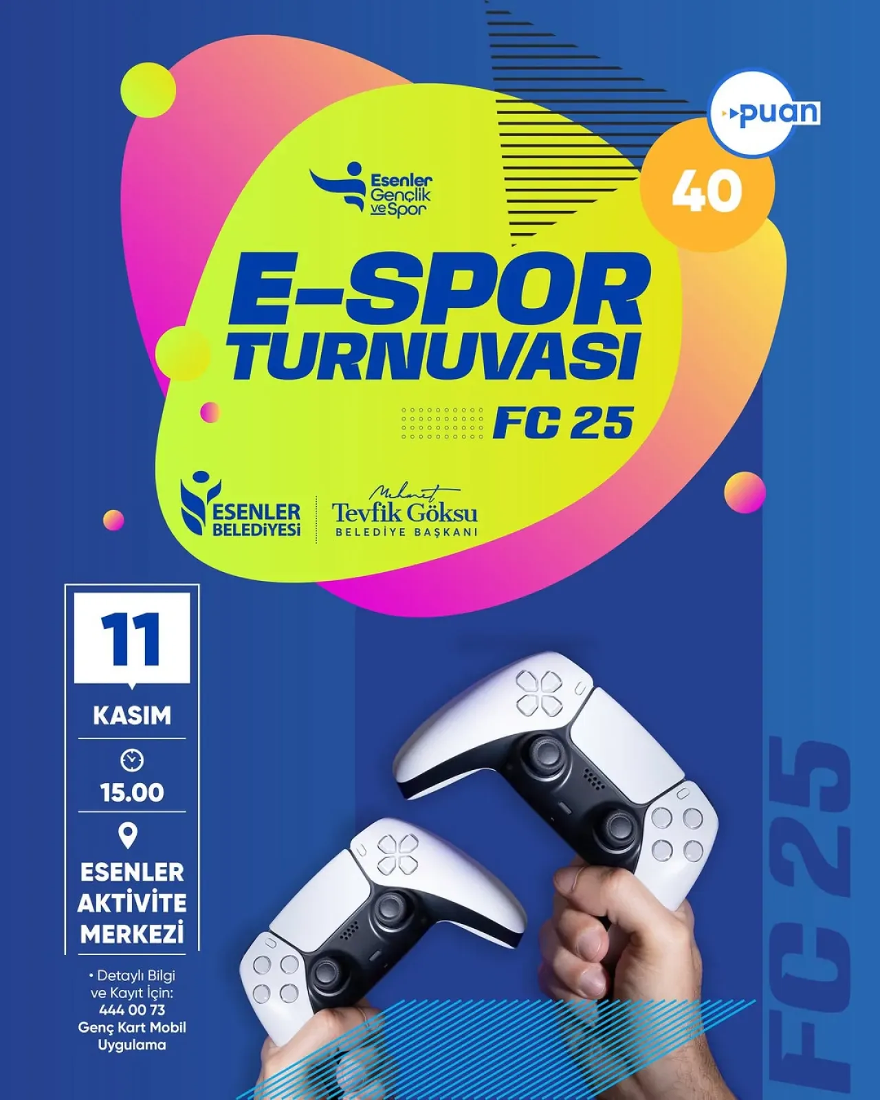 Esenler'de Gençler İçin FC25 Turnuvası Düzenleniyor Esenler'de Gençler İçin FC25 Turnuvası Düzenleniyor