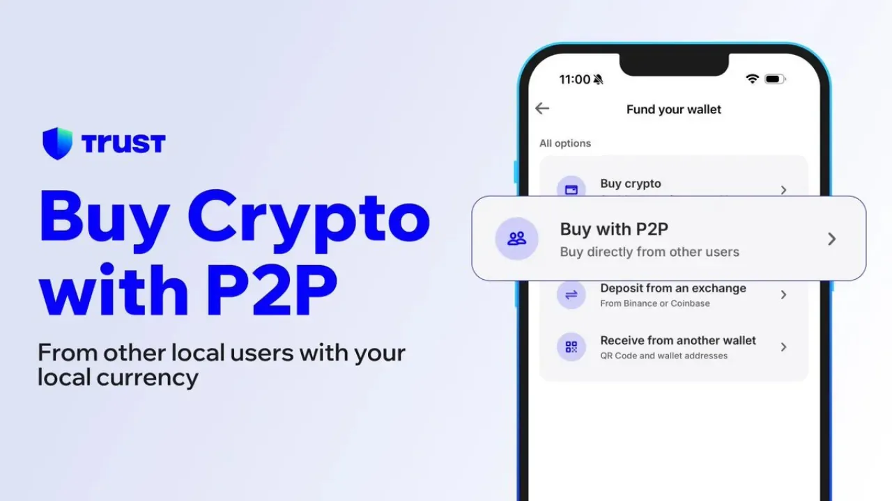 Trust Wallet, 150'den Fazla Ülkede Yerel Para Birimi ile Kripto Alım Satımına İmkan Tanıyan P2P Özelliğini Duyurdu Trust Wallet, 150'den Fazla Ülkede Yerel Para Birimi ile Kripto Alım Satımına İmkan Tanıyan P2P Özelliğini Duyurdu