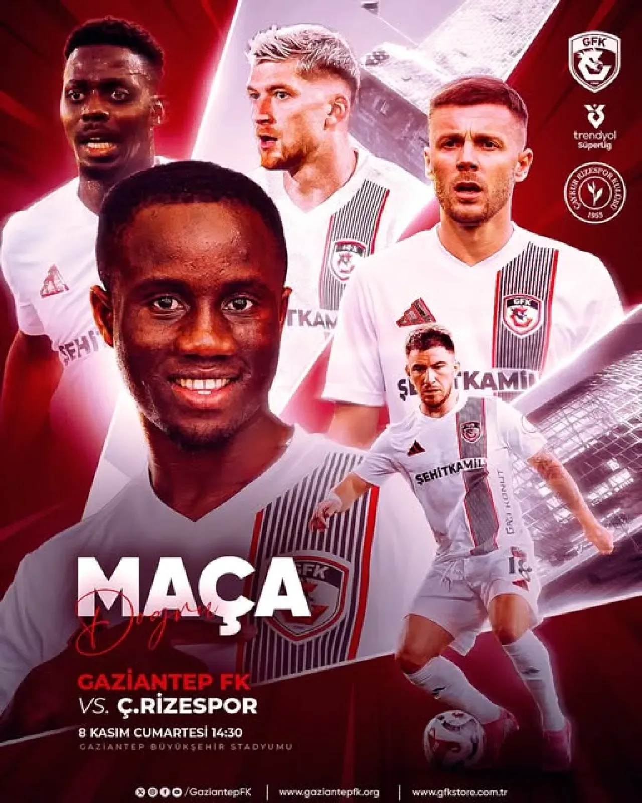 Gaziantep FK, Süper Lig'de Çaykur Rizespor'u Ağırlıyor Gaziantep FK, Süper Lig'de Çaykur Rizespor'u Ağırlıyor