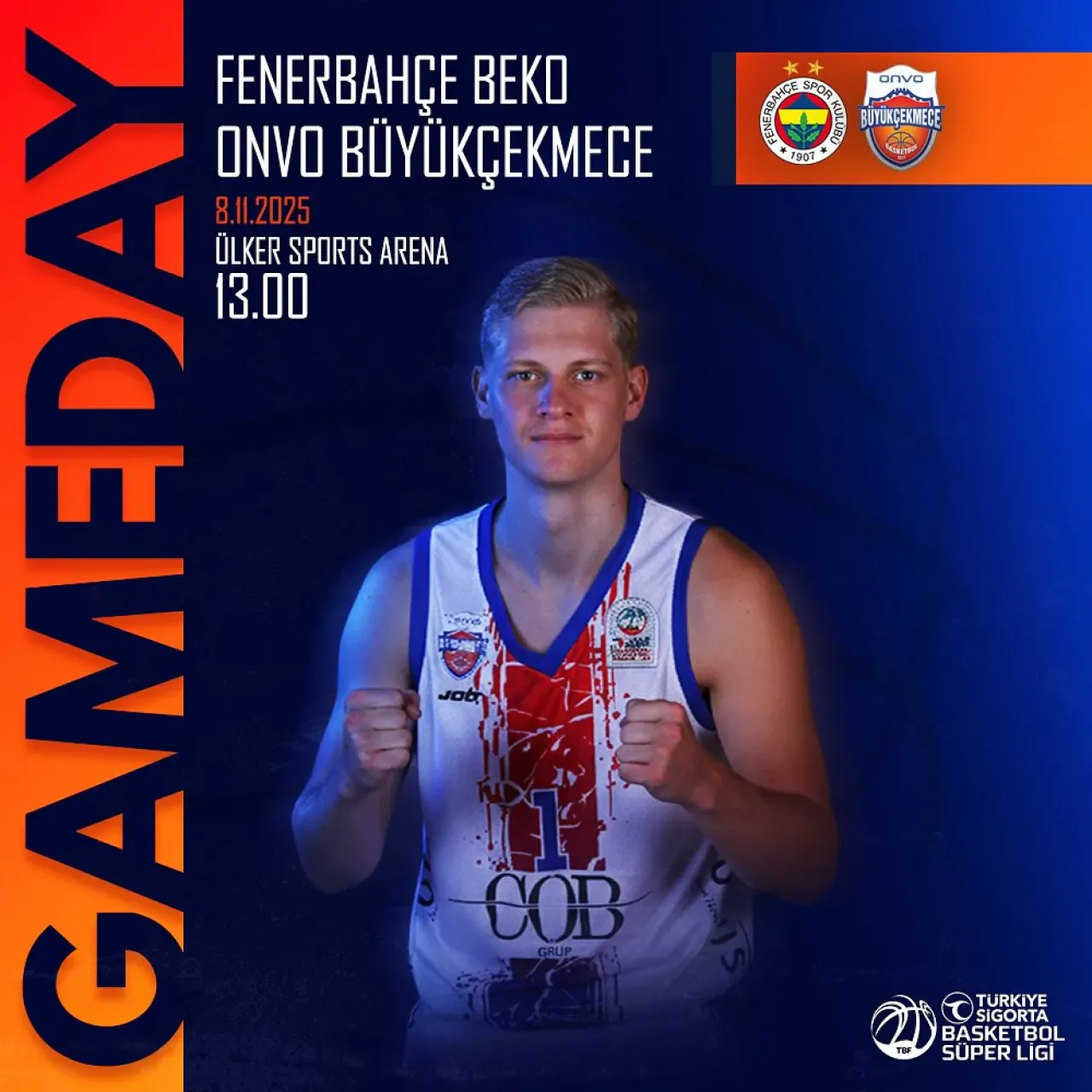 Onvo Büyükçekmece, Fenerbahçe Beko ile Zorlu Sınavda Onvo Büyükçekmece, Fenerbahçe Beko ile Zorlu Sınavda