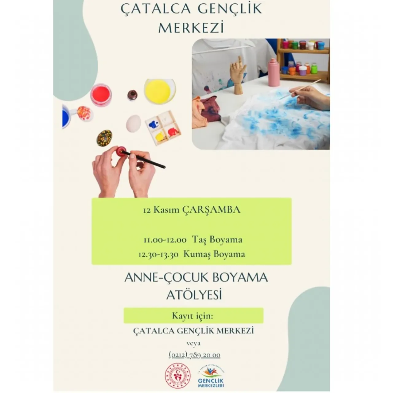 Çatalca'da Anne Çocuk Boyama Atölyesi ile Renkli Buluşma Çatalca'da Anne Çocuk Boyama Atölyesi ile Renkli Buluşma