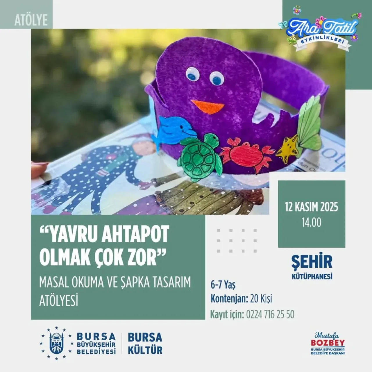 Bursa'da Çocuklar için Eğlenceli ve Eğitici Masal Etkinliği Bursa'da Çocuklar için Eğlenceli ve Eğitici Masal Etkinliği