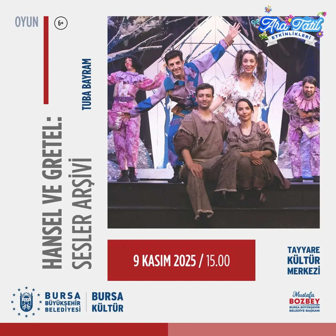 Bursa'da Hansel ve Gretel'in Sessizliğe Gömülmüş Sesleri Sahnede Bursa'da Hansel ve Gretel'in Sessizliğe Gömülmüş Sesleri Sahnede