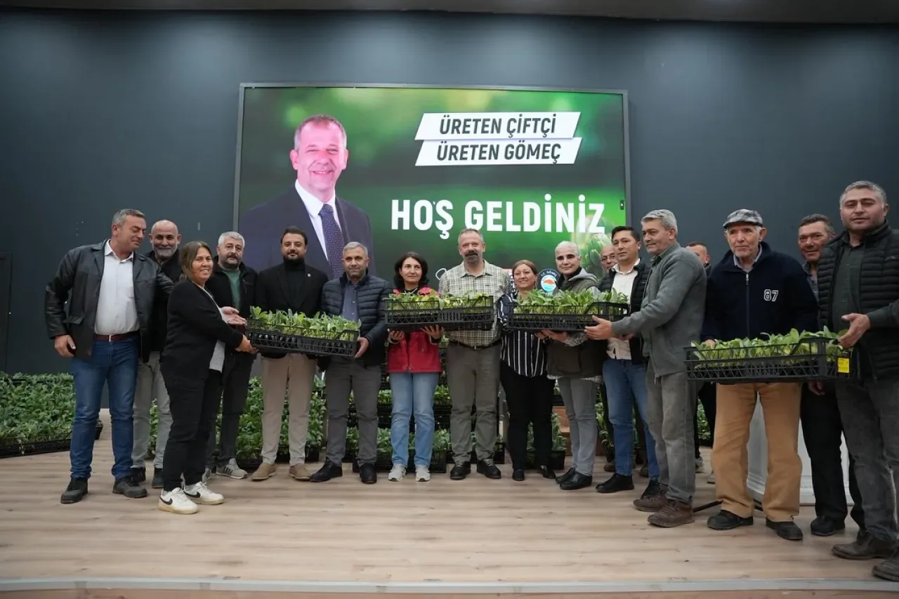 Gömeç Belediyesi Üreten Çiftçi Projesi Kapsamında Enginar Fidanı Dağıttı Gömeç Belediyesi Üreten Çiftçi Projesi Kapsamında Enginar Fidanı Dağıttı