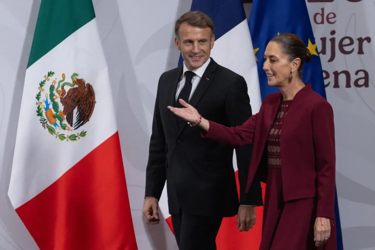 Fransa Cumhurbaşkanı Macron, Meksika Devlet Başkanı Sheinbaum ile Görüştü Fransa Cumhurbaşkanı Macron, Meksika Devlet Başkanı Sheinbaum ile Görüştü