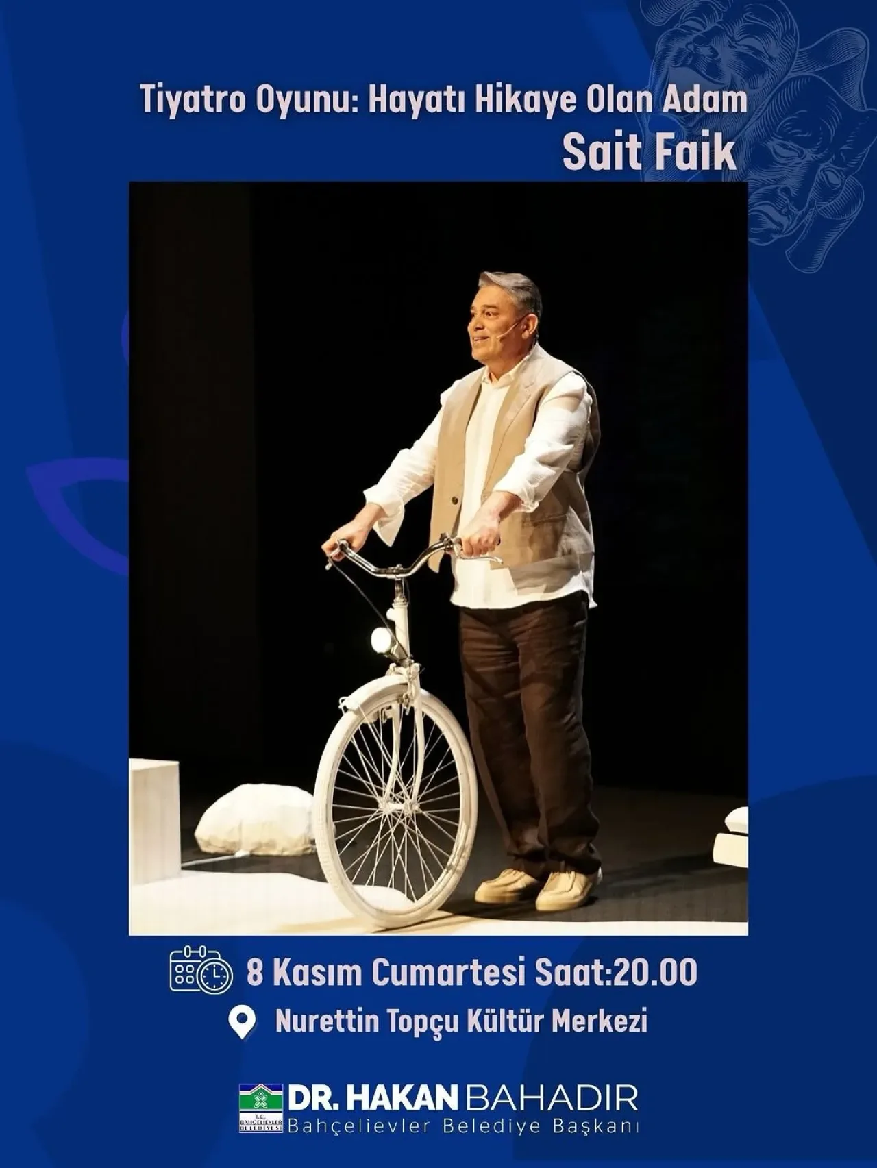 Bahçelievler'de Sait Faik Abasıyanık'ın Hayatı Sahneye Taşınıyor Bahçelievler'de Sait Faik Abasıyanık'ın Hayatı Sahneye Taşınıyor