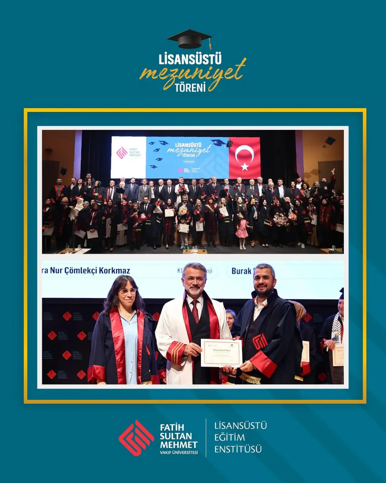 Fatih Sultan Mehmet Vakıf Üniversitesi'nde Lisansüstü Mezuniyet Coşkusu Fatih Sultan Mehmet Vakıf Üniversitesi'nde Lisansüstü Mezuniyet Coşkusu