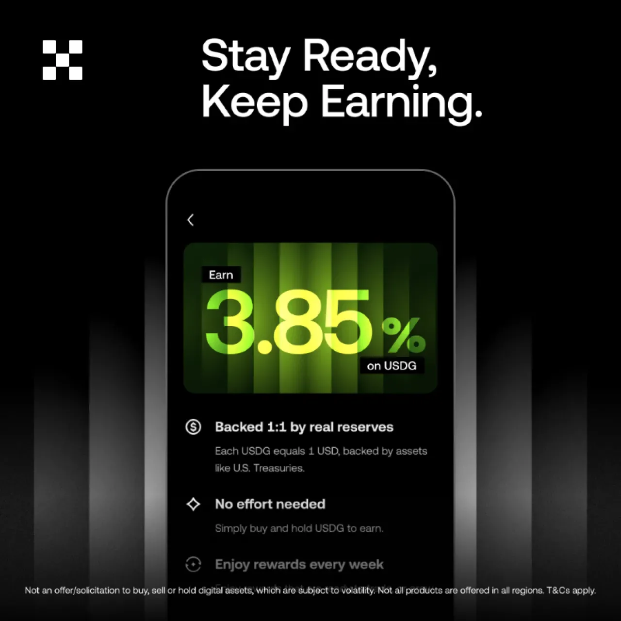 USDG ile Exchange Hesabınızda Yıllık Yüzde 3.85'e Varan Getiri Elde Edin USDG ile Exchange Hesabınızda Yıllık Yüzde 3.85'e Varan Getiri Elde Edin