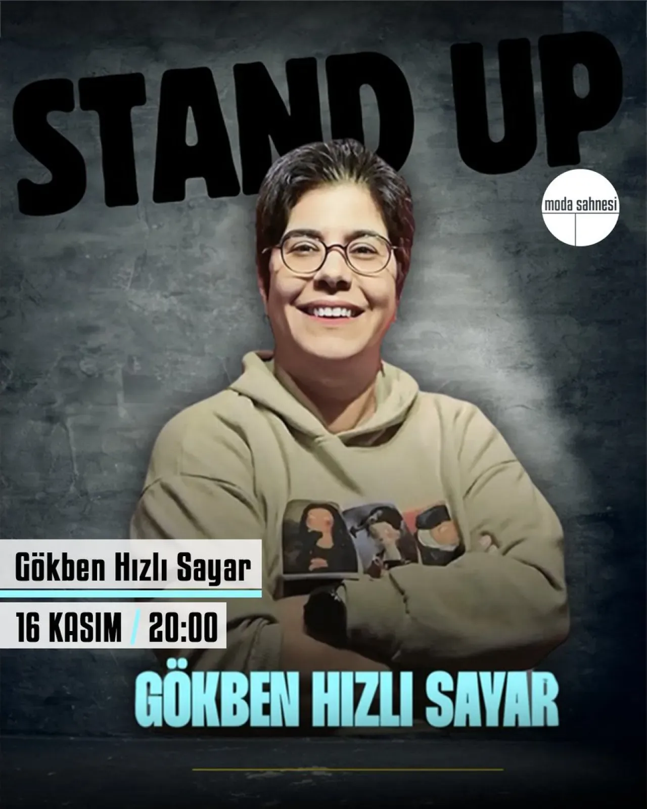 Gökben Hızlı Sayar Moda Sahnesi'nde Seyirciyle Buluşuyor Gökben Hızlı Sayar Moda Sahnesi'nde Seyirciyle Buluşuyor