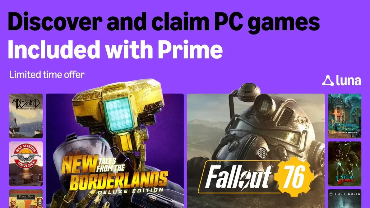 Amazon Prime Gaming Kasım 2025'te 13 Oyunu Ücretsiz Dağıtacak Amazon Prime Gaming Kasım 2025'te 13 Oyunu Ücretsiz Dağıtacak
