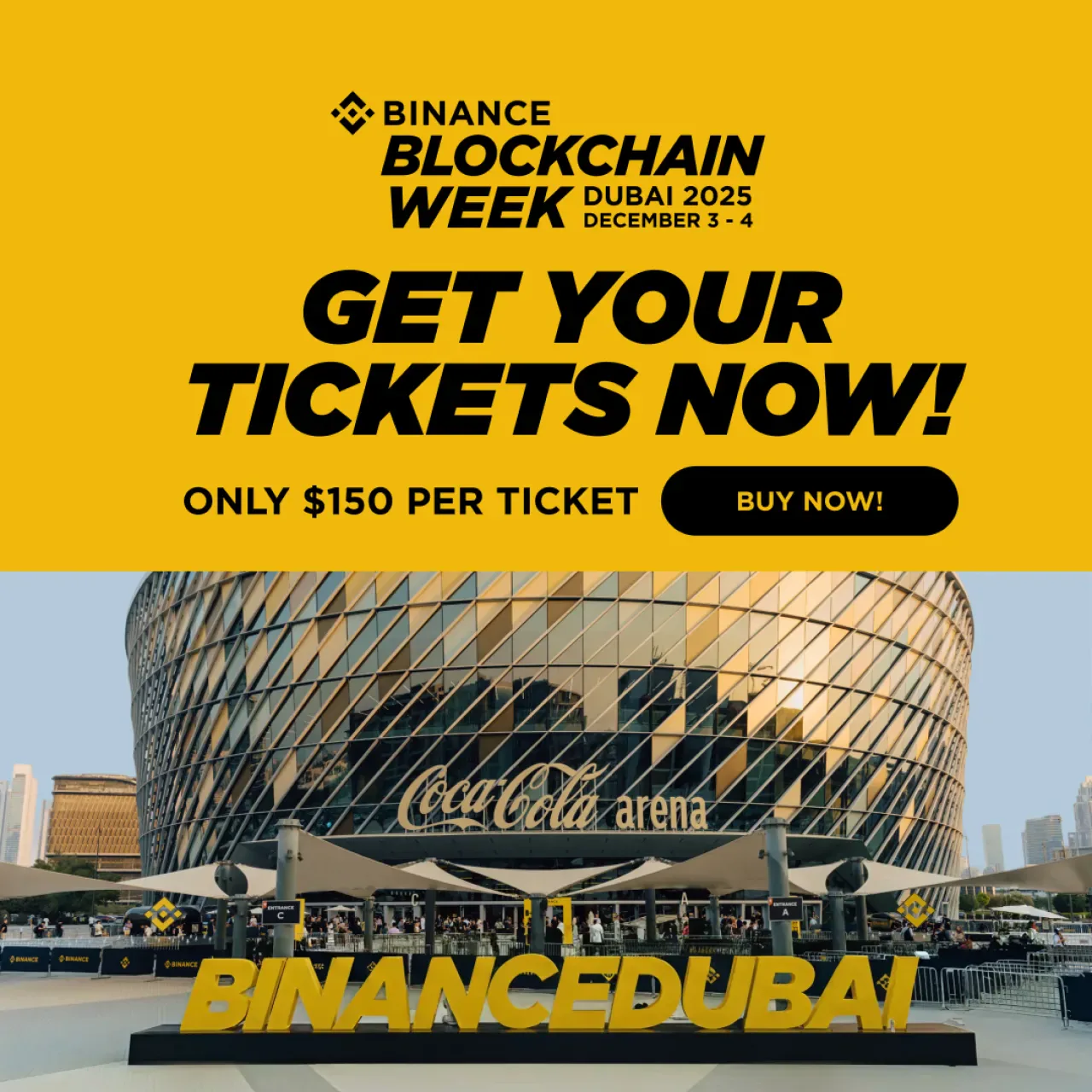 Binance Blockchain Week Etkinliği İçin Biletler Yeni Aşamaya Geçti Binance Blockchain Week Etkinliği İçin Biletler Yeni Aşamaya Geçti