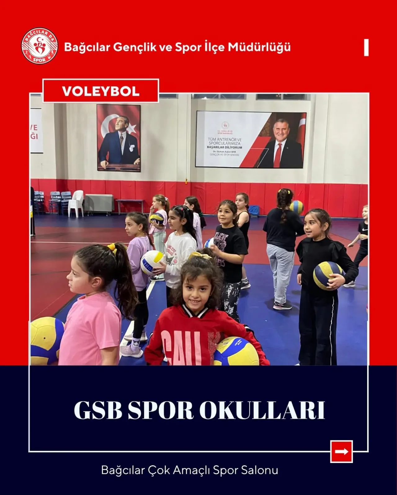 Bağcılar'da Genç Sporcular Voleybol Antrenmanlarına Hız Kesmeden Devam Ediyor Bağcılar'da Genç Sporcular Voleybol Antrenmanlarına Hız Kesmeden Devam Ediyor