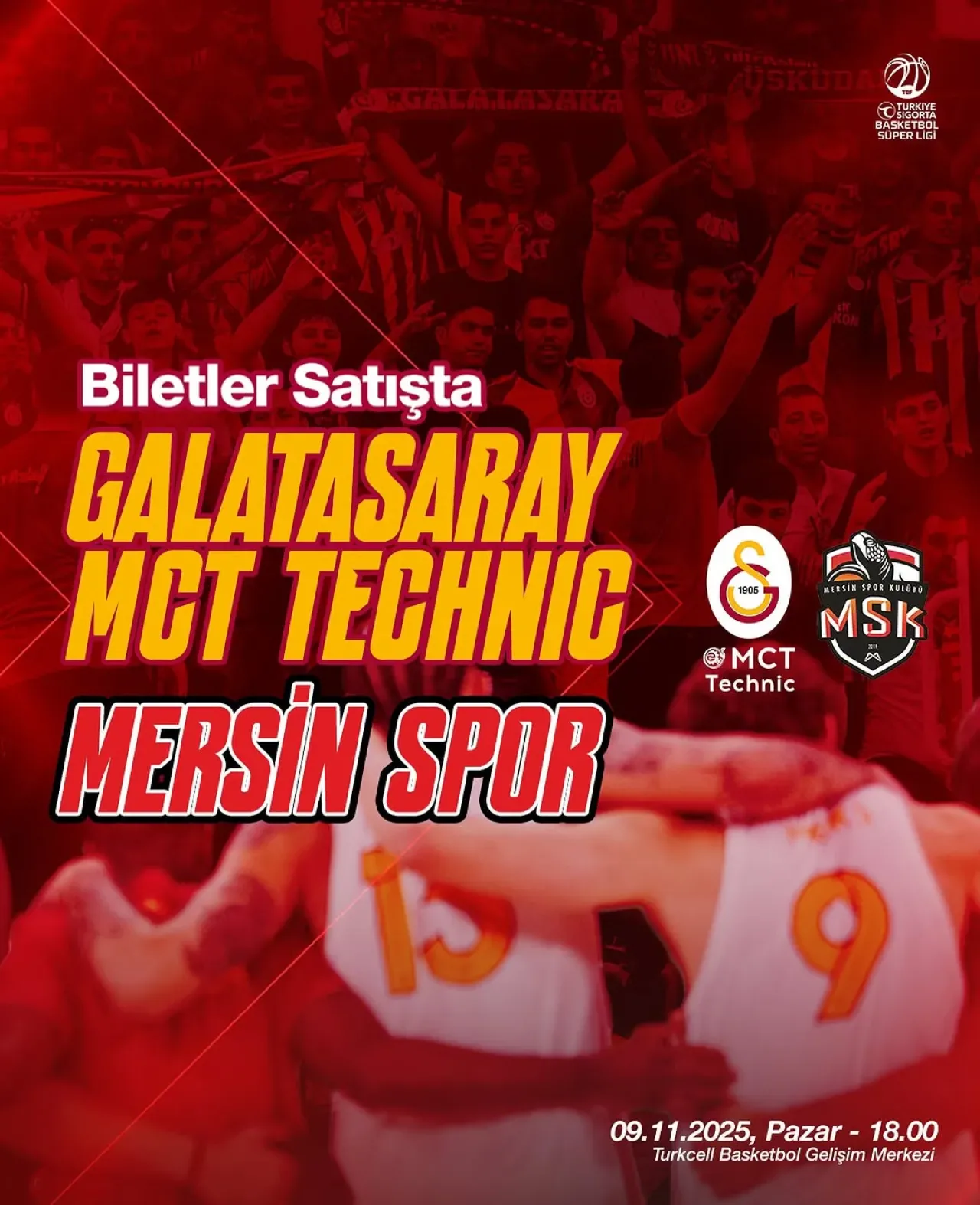 Galatasaray Basketbol, Mersin Spor Maçına Hazırlanıyor: Biletler Satışta Galatasaray Basketbol, Mersin Spor Maçına Hazırlanıyor: Biletler Satışta