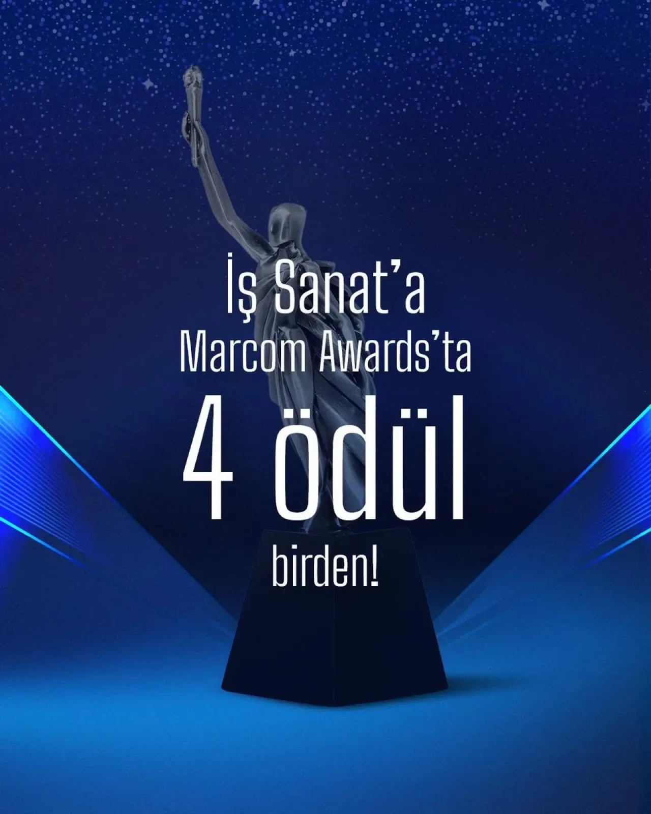 İş Sanat, Marcom Ödülleri'nde Dört Kategoriyle Taçlandı İş Sanat, Marcom Ödülleri'nde Dört Kategoriyle Taçlandı