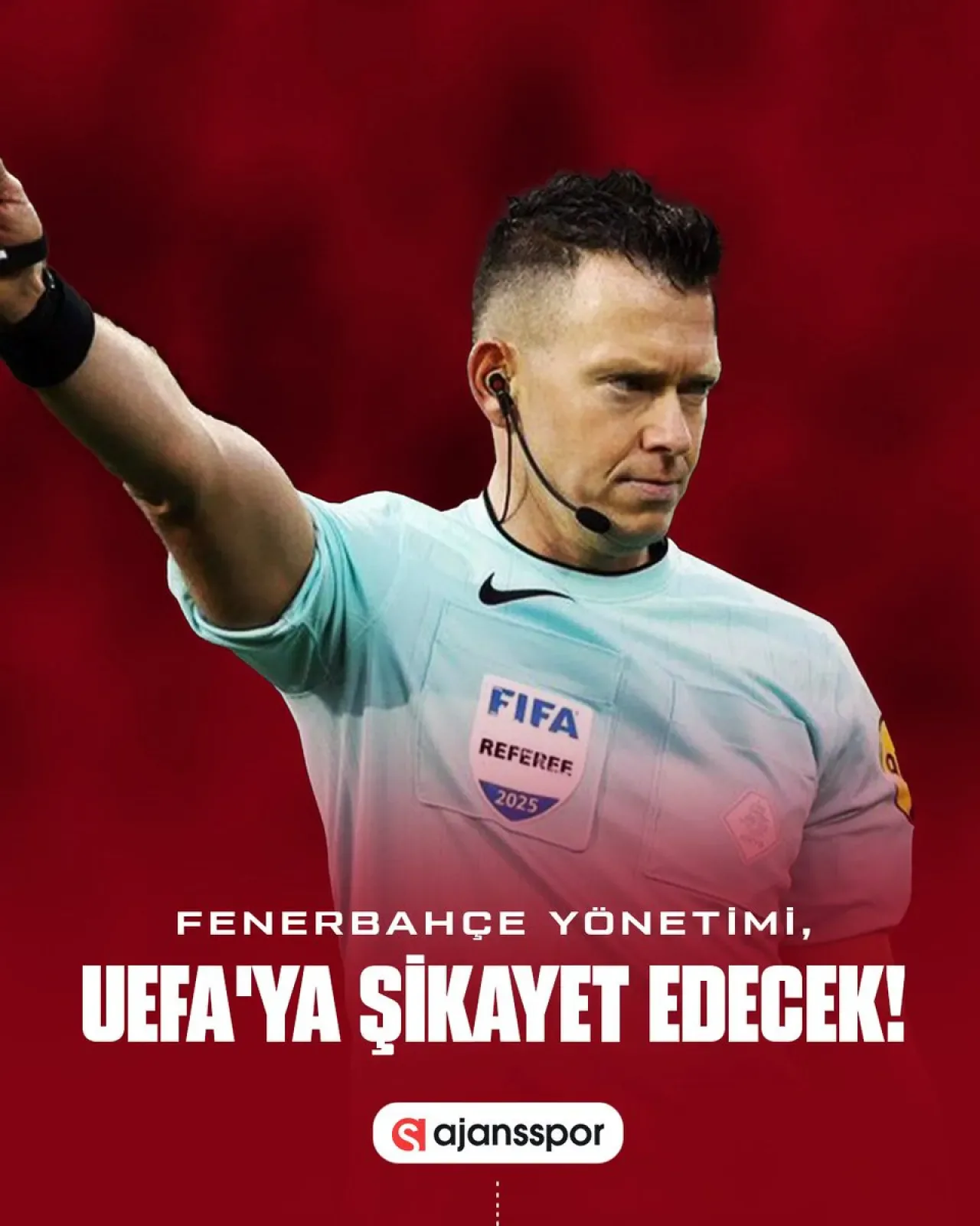 Fenerbahçe, Viktoria Plzen Maçı Hakemi Lindhout'u UEFA'ya Şikayet Edecek Fenerbahçe, Viktoria Plzen Maçı Hakemi Lindhout'u UEFA'ya Şikayet Edecek