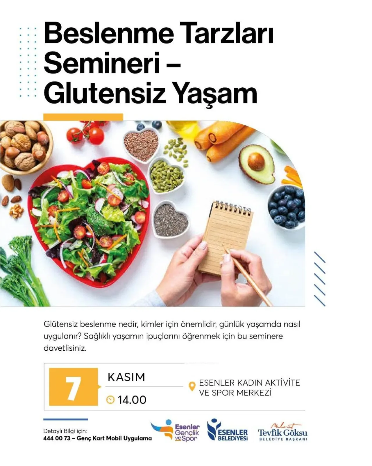 Esenler'de Glutensiz Yaşam Semineri Düzenleniyor Esenler'de Glutensiz Yaşam Semineri Düzenleniyor