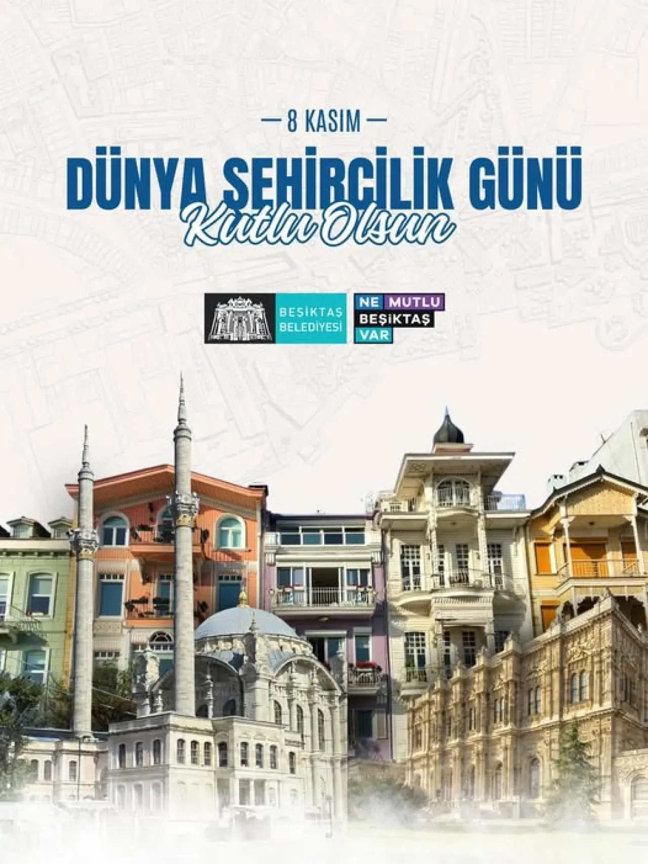 Beşiktaş Belediyesi'nden Dünya Şehircilik Günü Mesajı: Geleceğin Beşiktaş'ını Birlikte İnşa Ediyoruz Beşiktaş Belediyesi'nden Dünya Şehircilik Günü Mesajı: Geleceğin Beşiktaş'ını Birlikte İnşa Ediyoruz