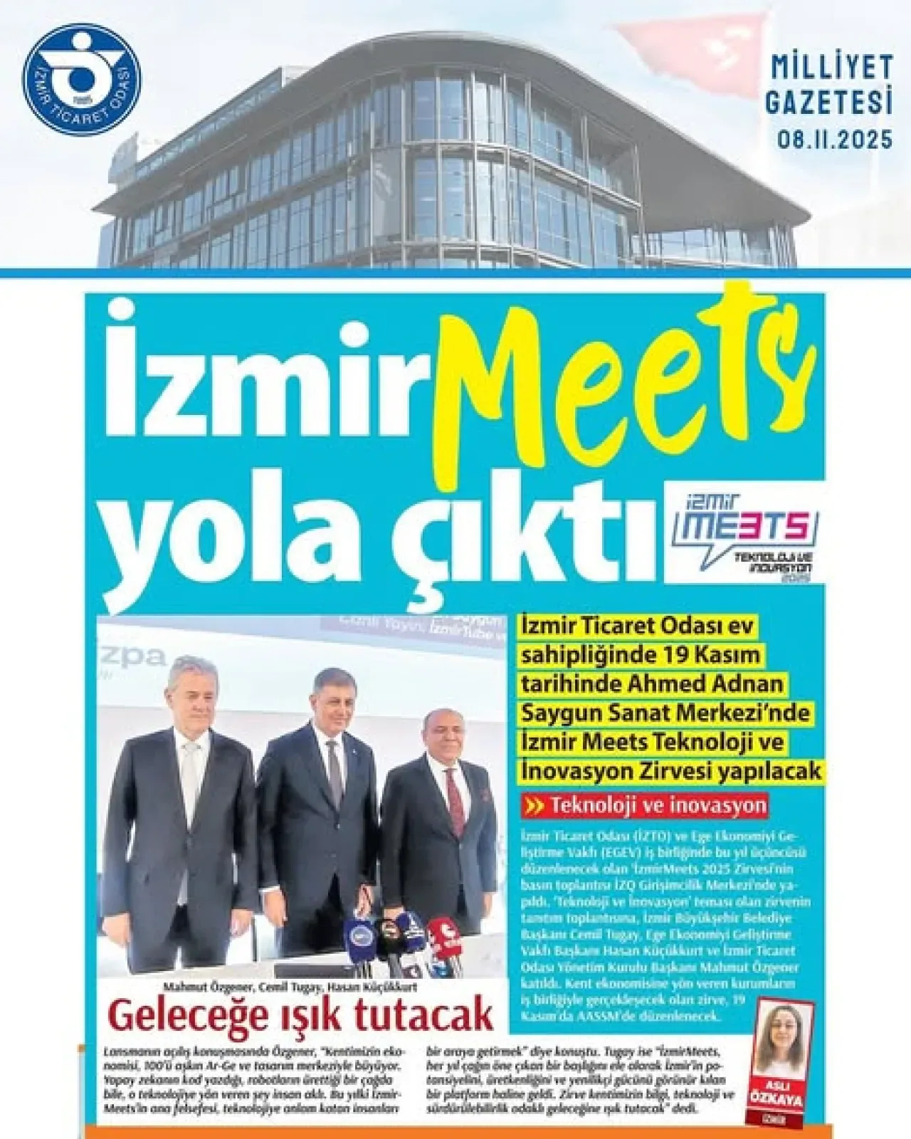 İzmir'de Teknoloji ve İnovasyon Buluşması: İzmirMeets 19 Kasım'da İzmir'de Teknoloji ve İnovasyon Buluşması: İzmirMeets 19 Kasım'da