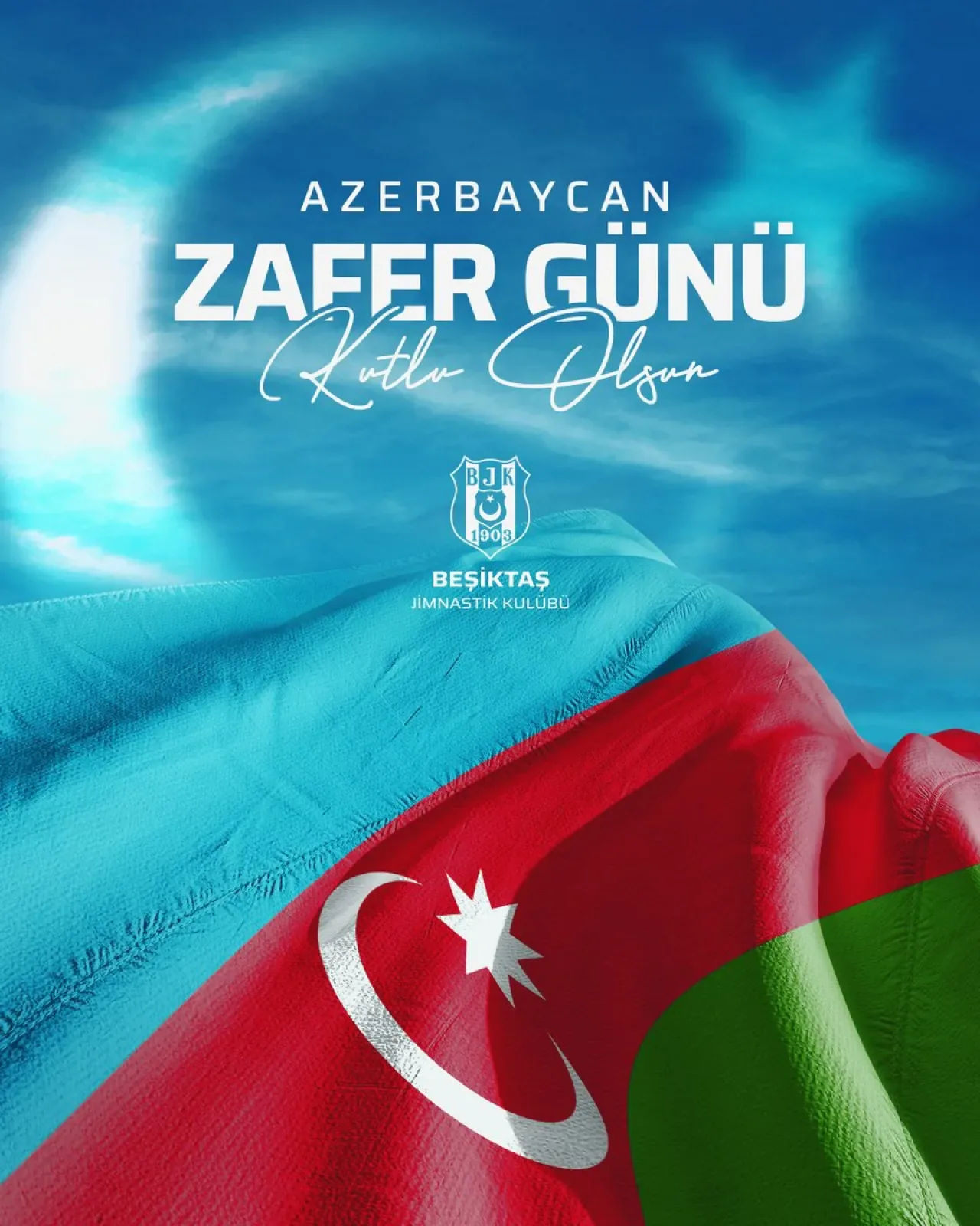 Beşiktaş Kulübü'nden 8 Kasım Azerbaycan Zafer Günü Mesajı Beşiktaş Kulübü'nden 8 Kasım Azerbaycan Zafer Günü Mesajı