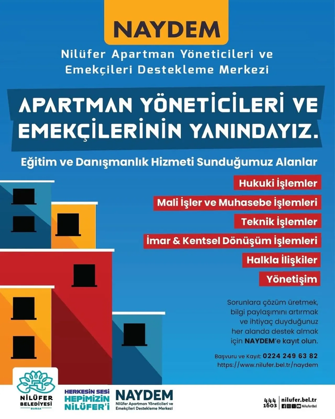 Nilüfer Belediyesi, Apartman Yöneticileri İçin Türkiye'de Bir İlk Olan Merkezi Açtı Nilüfer Belediyesi, Apartman Yöneticileri İçin Türkiye'de Bir İlk Olan Merkezi Açtı