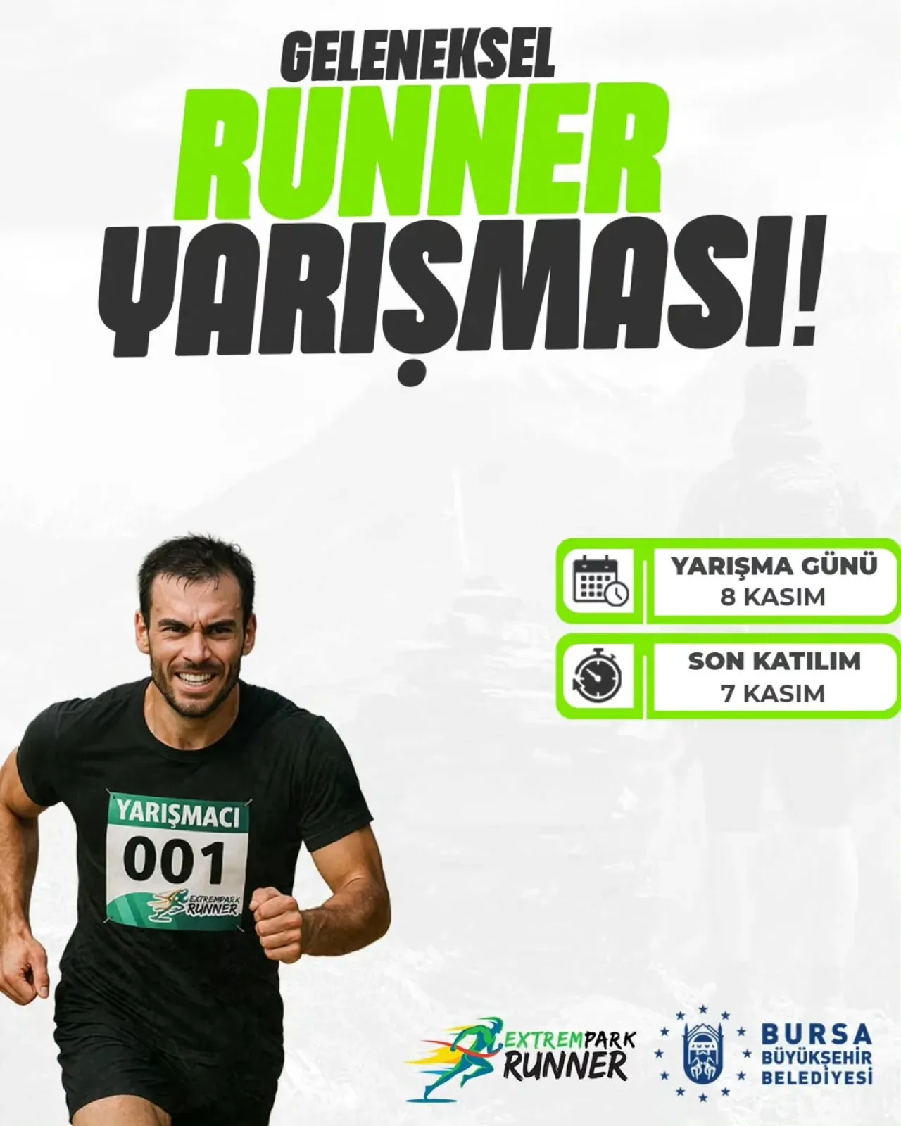 Bursa'da Adrenalin Tutkunları İçin Extrempark Runner Yarışması Düzenleniyor Bursa'da Adrenalin Tutkunları İçin Extrempark Runner Yarışması Düzenleniyor