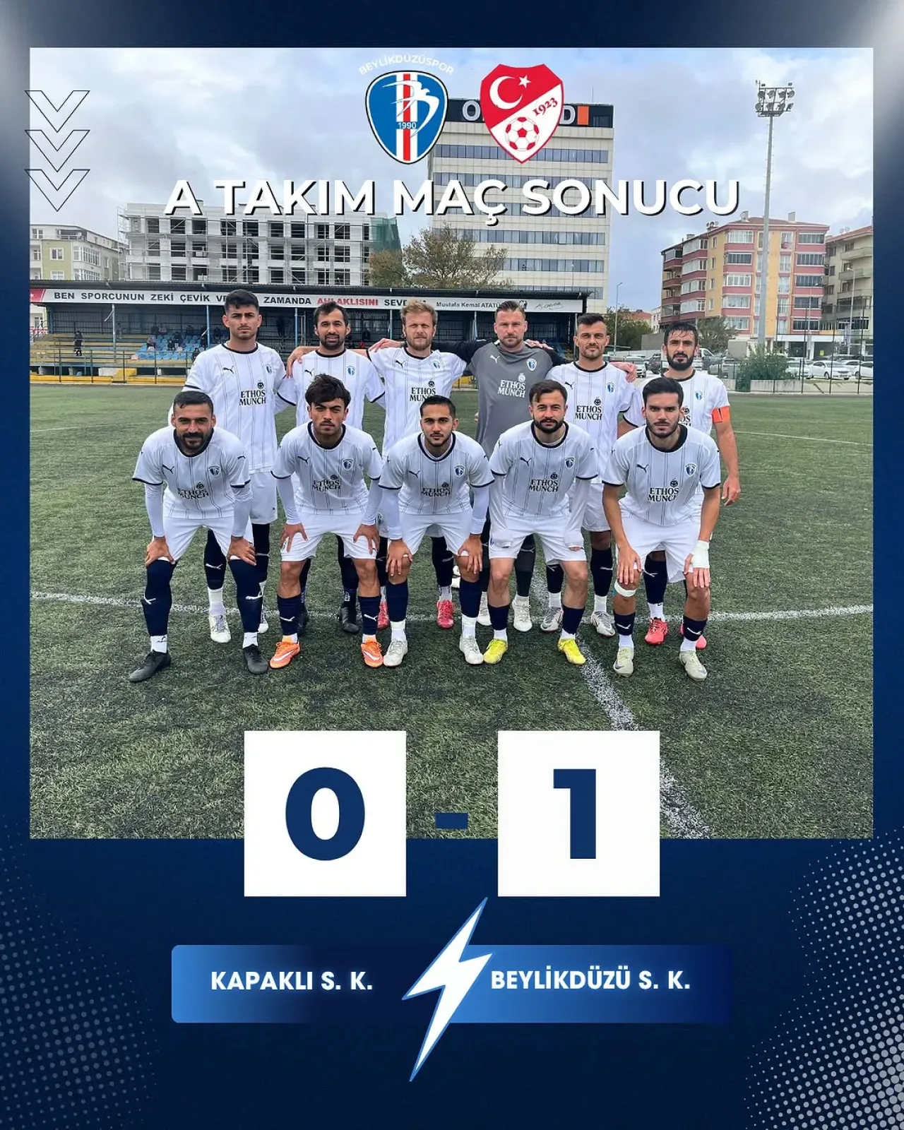 Beylikdüzü Spor Kulübü, Kapaklı'yı 1-0 Mağlup Etti Beylikdüzü Spor Kulübü, Kapaklı'yı 1-0 Mağlup Etti