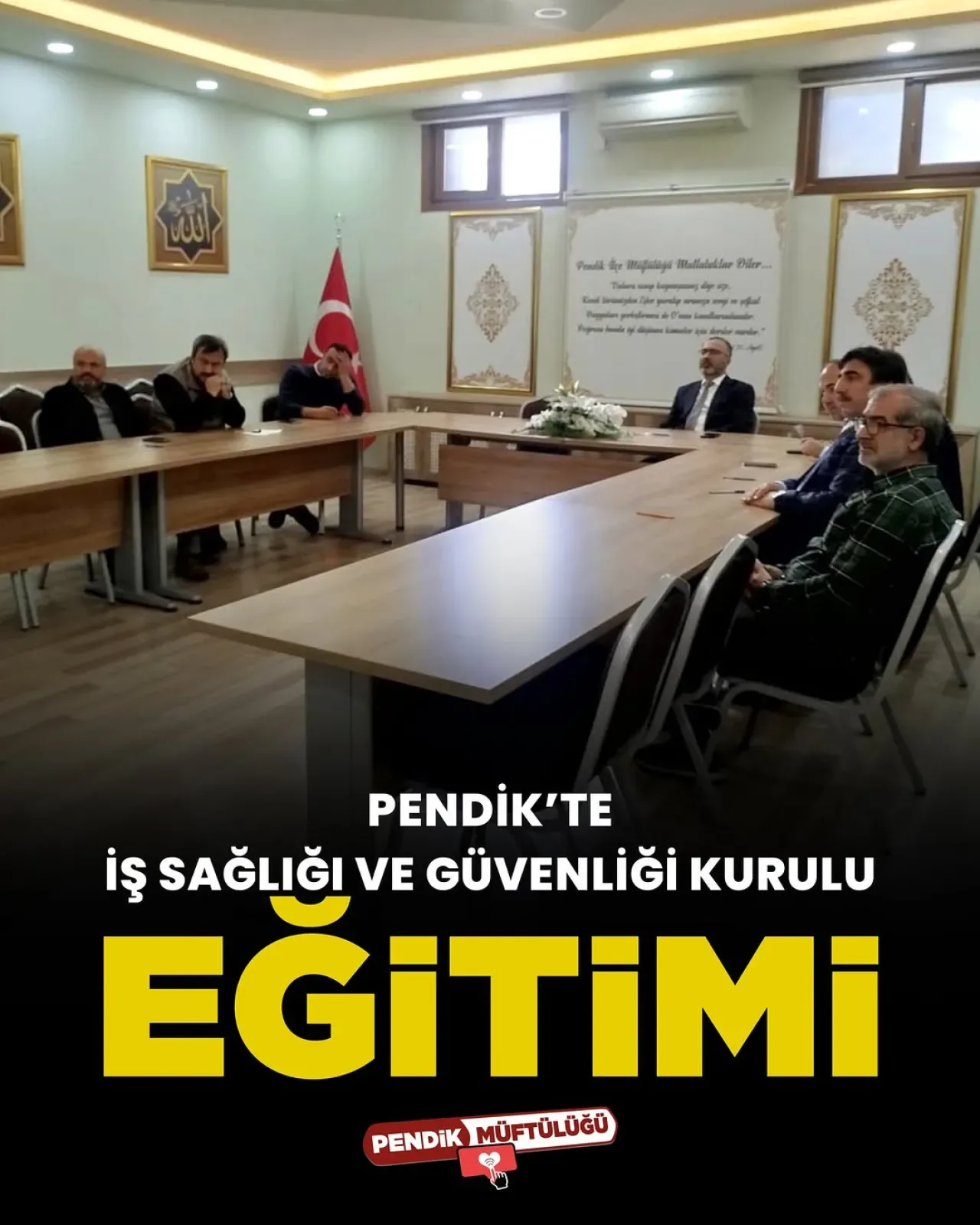 Pendik İlçe Müftülüğü Personeline İş Sağlığı ve Güvenliği Eğitimi Pendik İlçe Müftülüğü Personeline İş Sağlığı ve Güvenliği Eğitimi