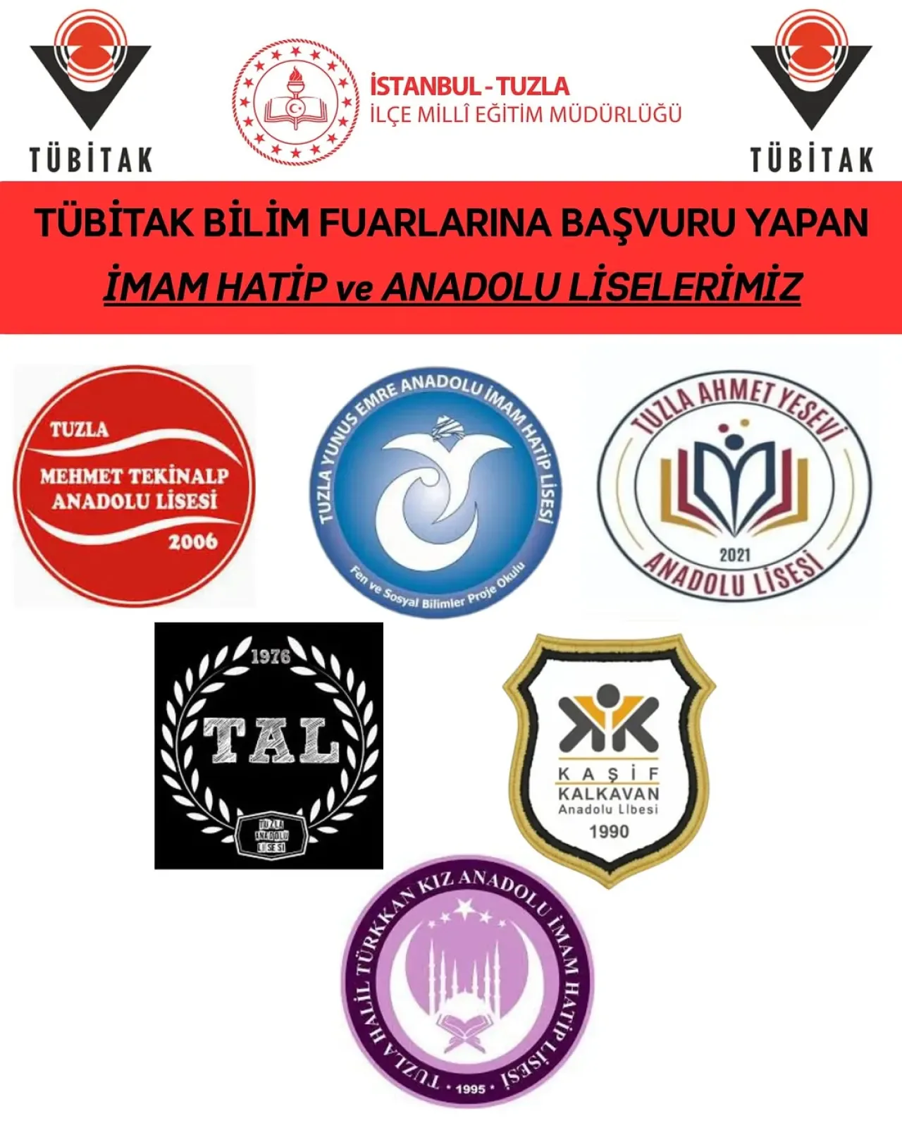Tuzla'daki Okullar TÜBİTAK Bilim Fuarları İçin Başvuruda Bulundu Tuzla'daki Okullar TÜBİTAK Bilim Fuarları İçin Başvuruda Bulundu