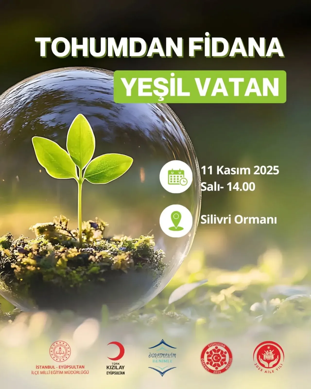 Türk Kızılay Eyüpsultan Şubesi, Milli Ağaçlandırma Günü'nde Binlerce Fidan Dikecek Türk Kızılay Eyüpsultan Şubesi, Milli Ağaçlandırma Günü'nde Binlerce Fidan Dikecek