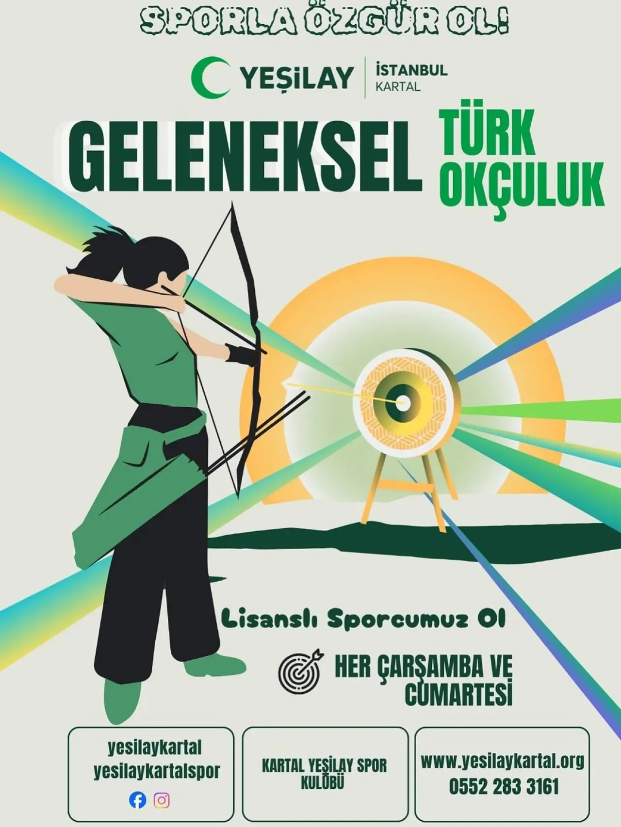 Yeşilay Kartal'da Lisanslı Okçuluk Eğitimi Başlıyor Yeşilay Kartal'da Lisanslı Okçuluk Eğitimi Başlıyor
